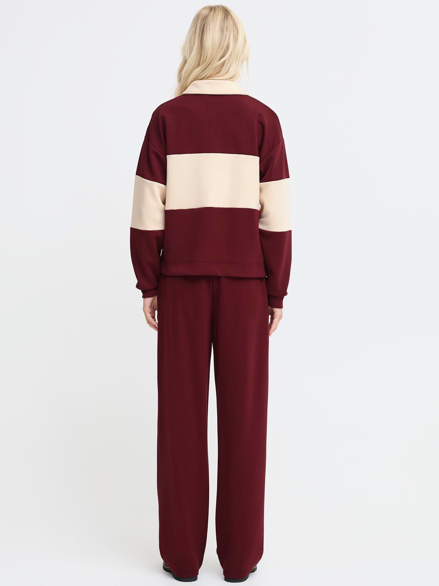 Γυναικεία μπλούζα polo BYPUSTI CONTRAST POLO PULLOVER 20818054 | 20818054