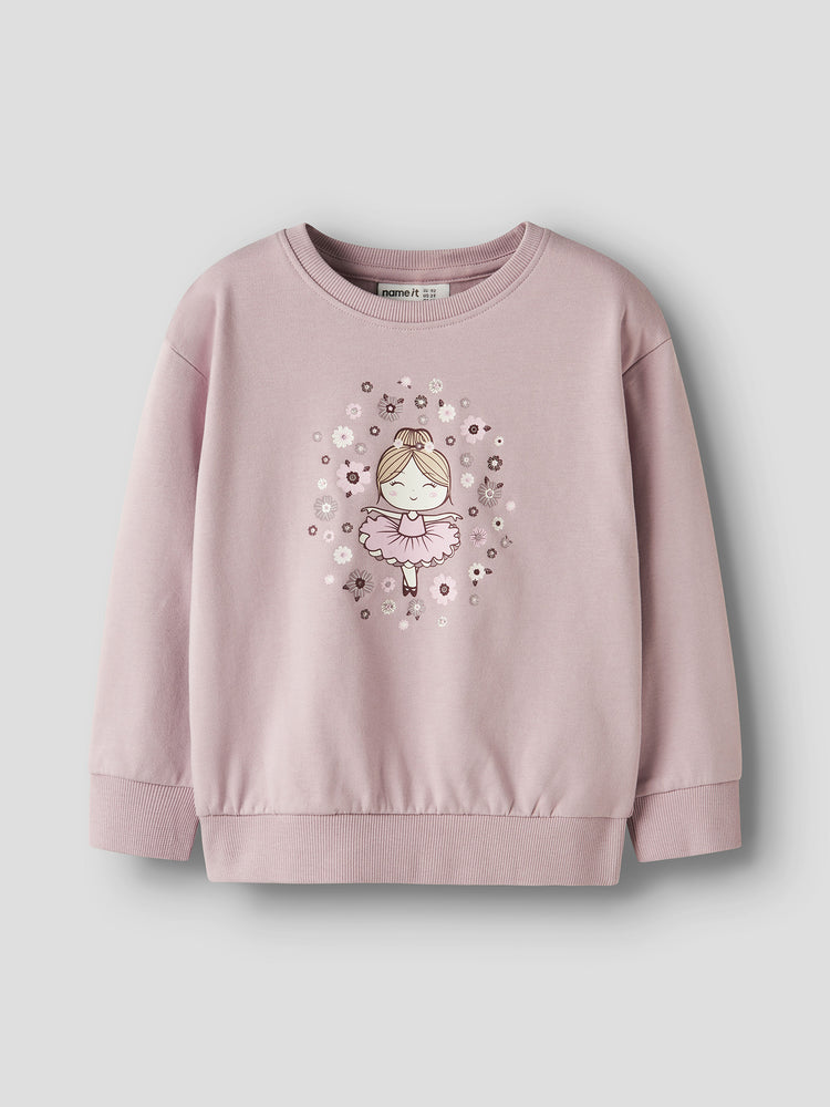 Παιδική μπλούζα φούτερ dancer NMFVILOUI LS RLX SWEAT 13234432 | 13234432