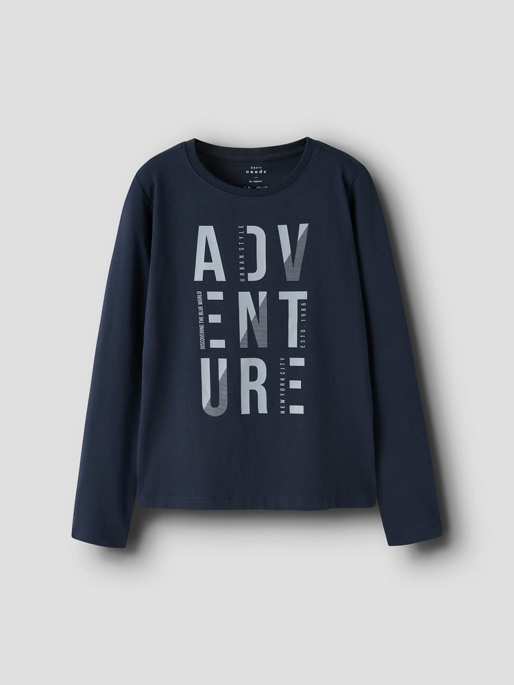 Εφηβική μπλούζα μακό adventure NKMVUX LS TOP 13224969 | 13224969