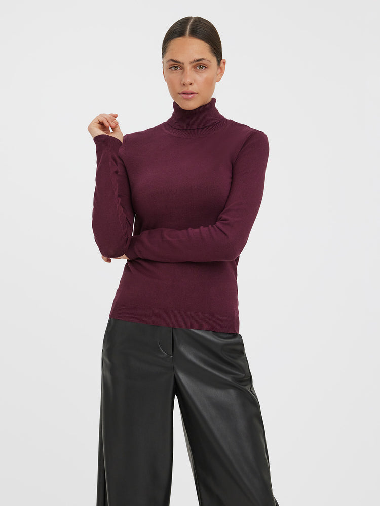 Γυναικεία μπλούζα ζιβάγκο VMGLORY LS ROLLNECK BLOUSE GA NOOS 10231630 | 10231630