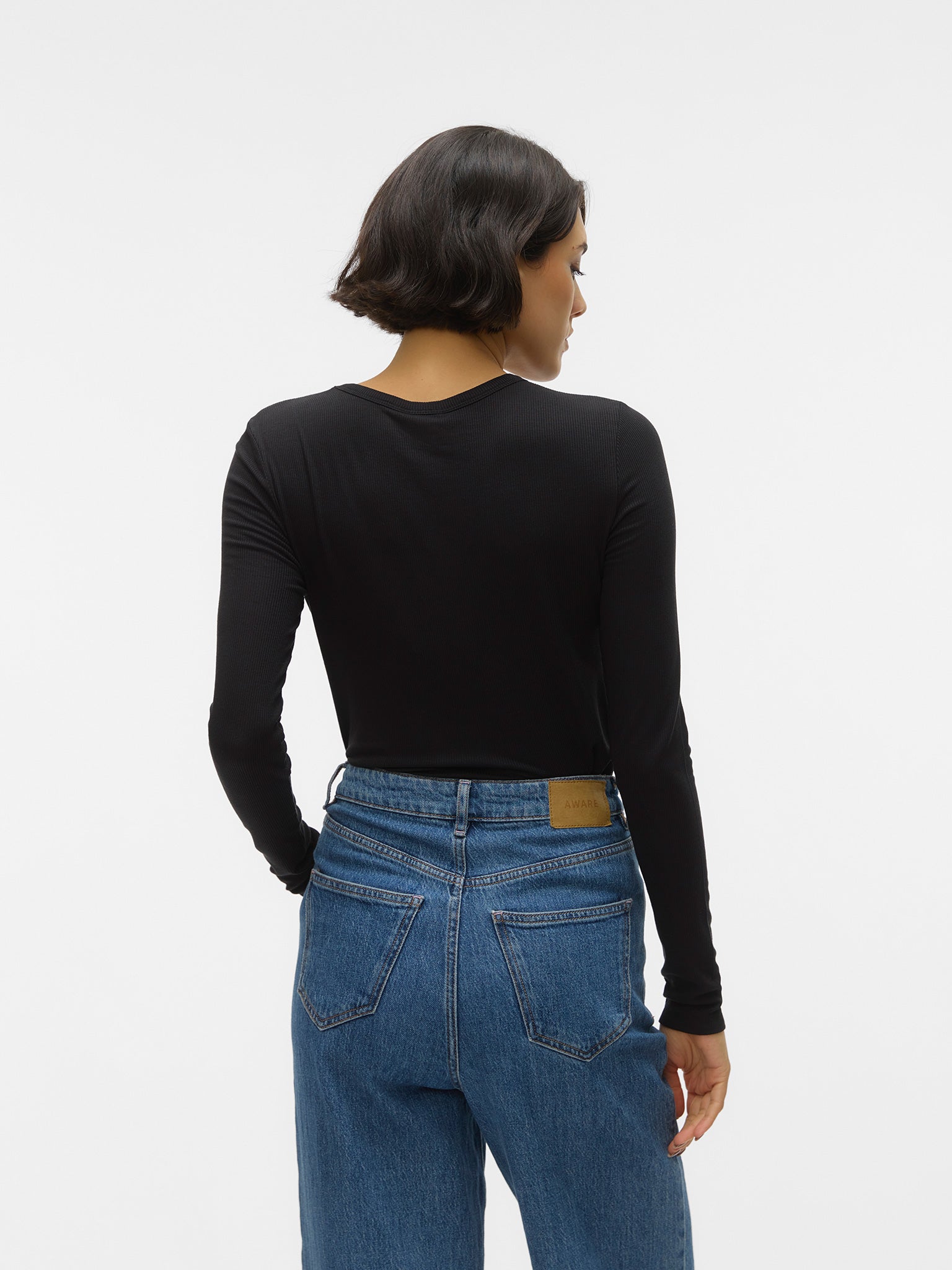 Γυναικεία μπλούζα ριπ AWIRWINA LS O-NECK TOP NOOS 10300893 | 10300893