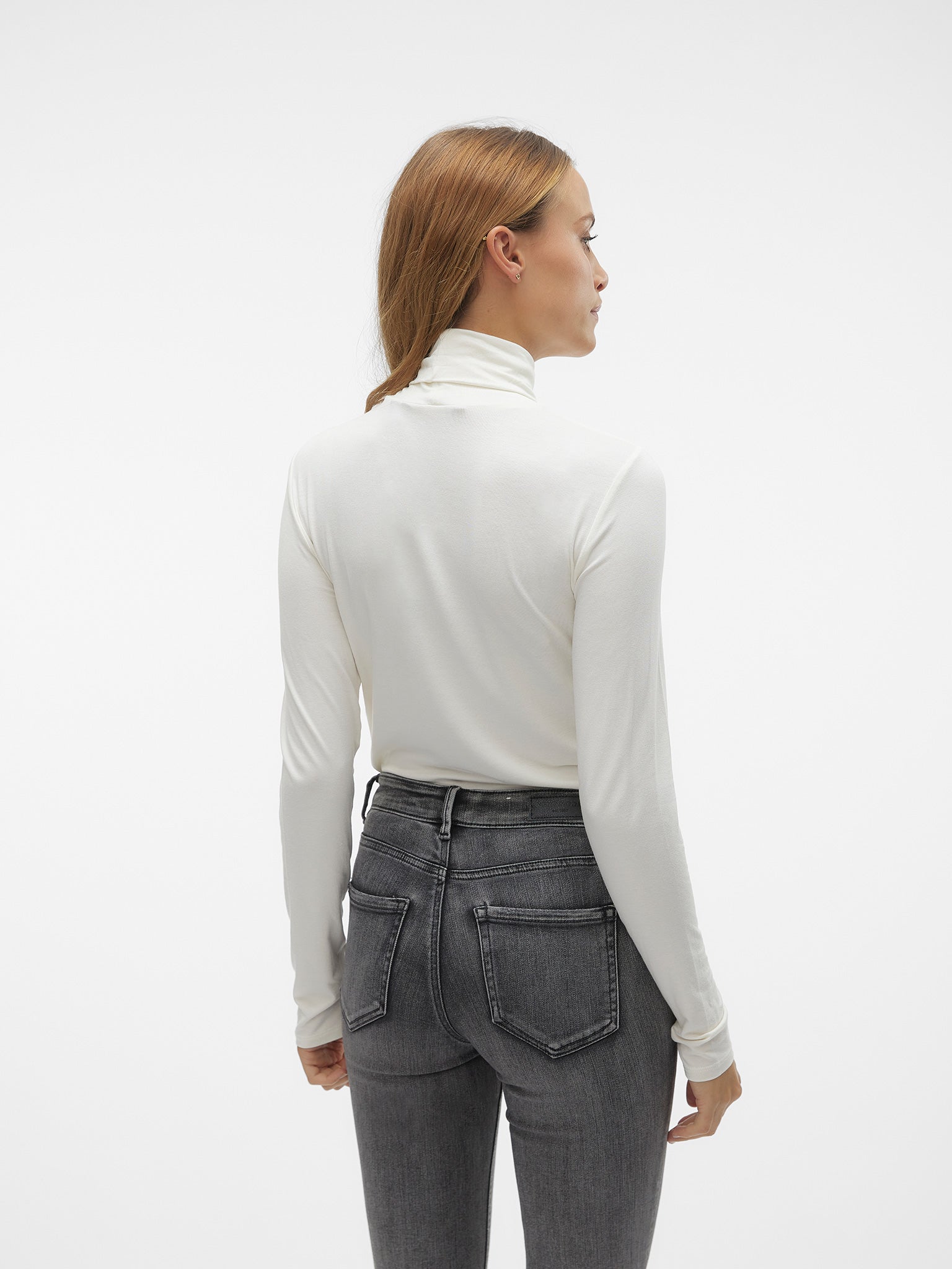 Γυναικεία μπλούζα VMALBERTE LS ROLLNECK TOP JRS NOOS 10293803 | 10293803