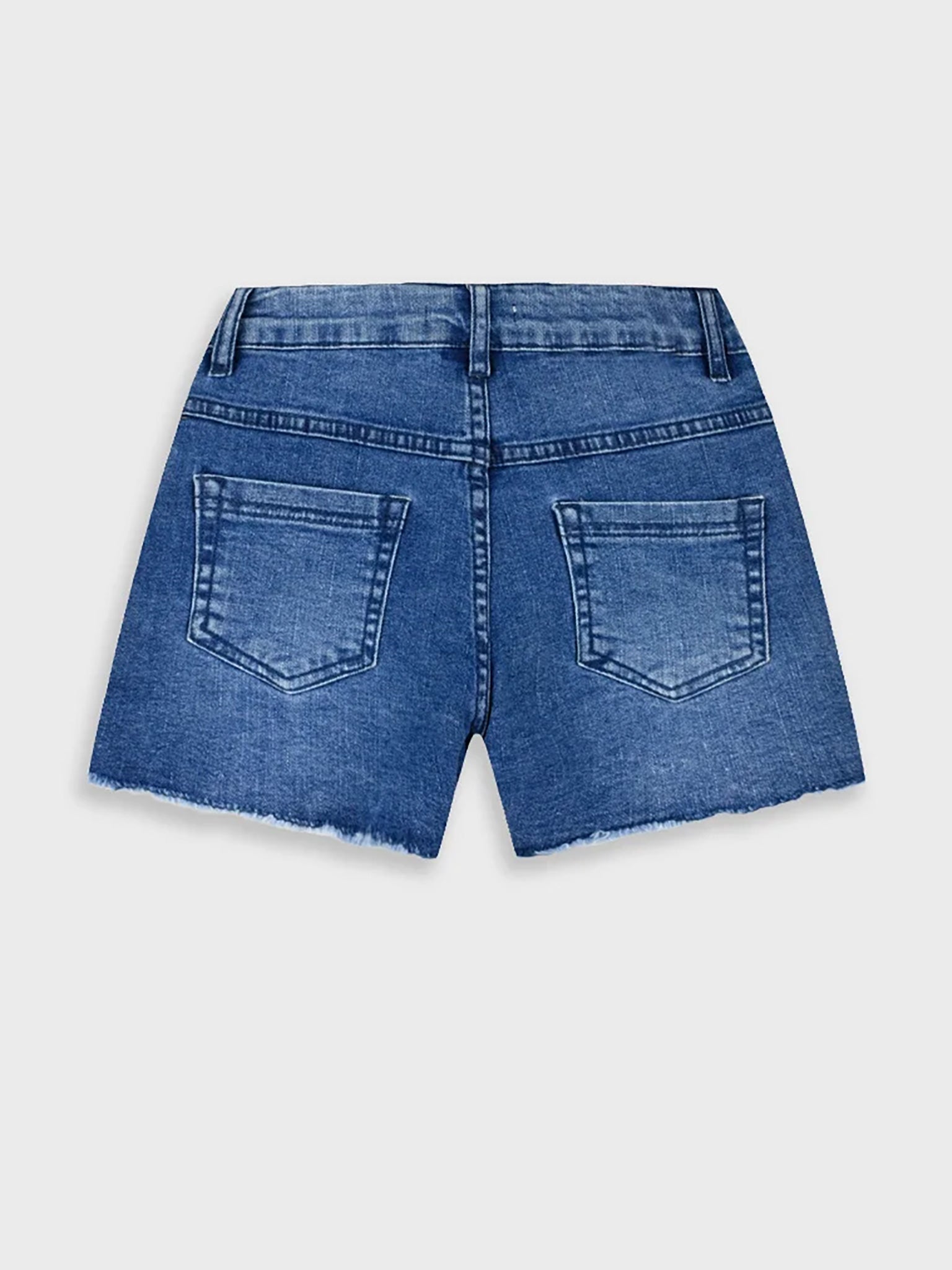 Εφηβικό σορτς τζιν με στρας | 16-226253-2