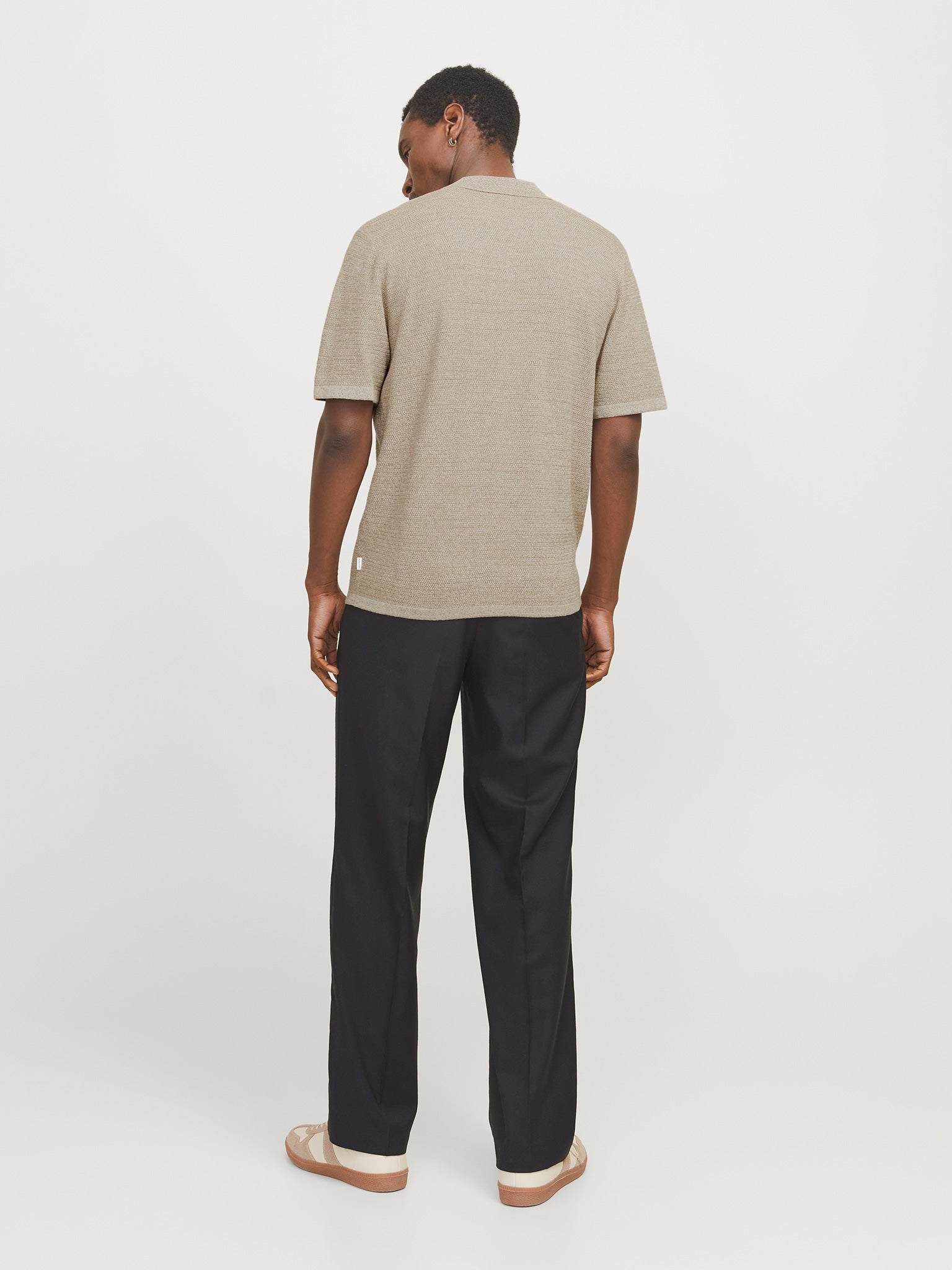 Ανδρικό polo πλεκτό JJEGEORGE KNIT POLO SS SN 12268281 | 12268281