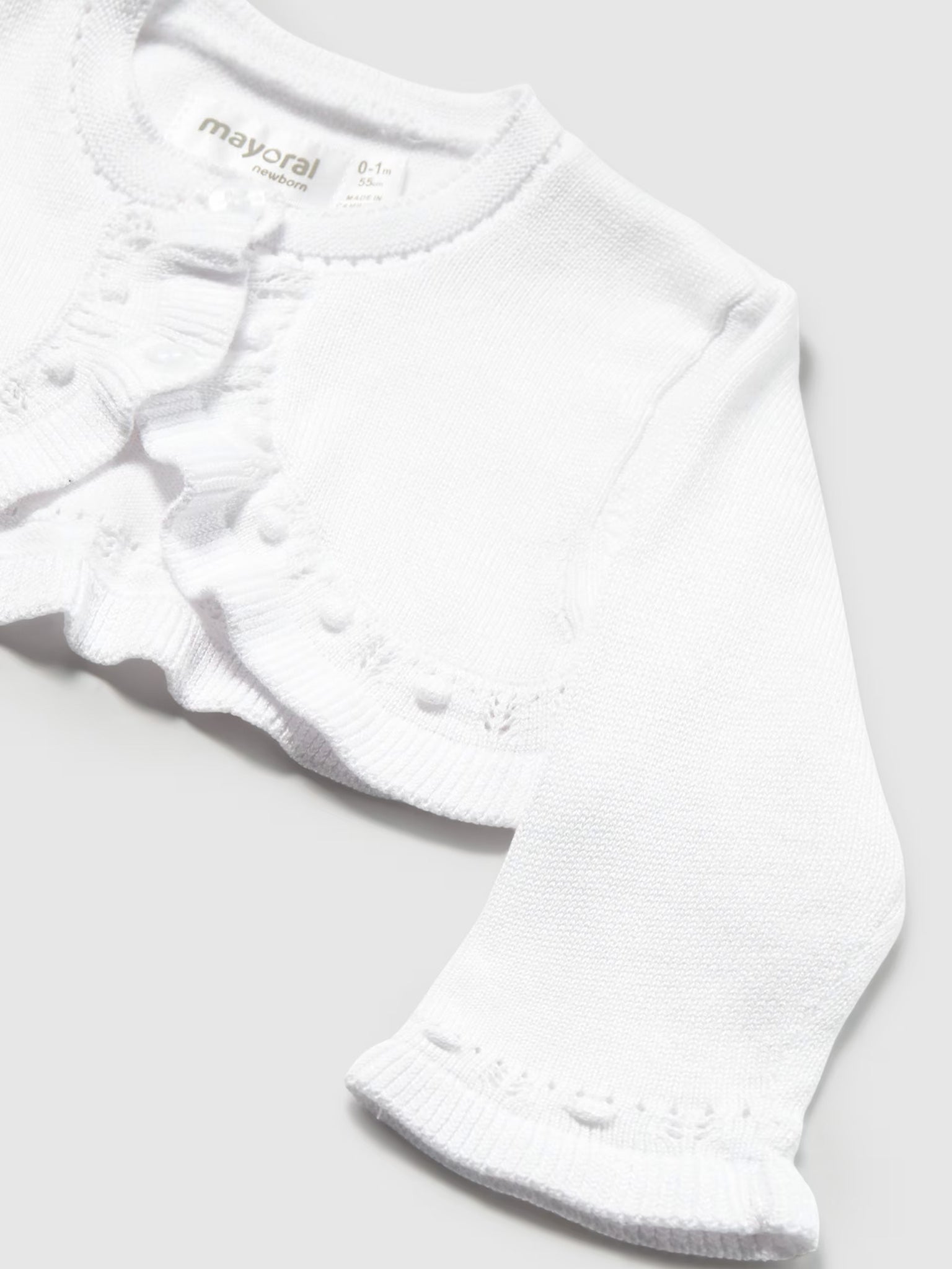 Βρεφική ζακέτα πλεκτή | 26-00318-035