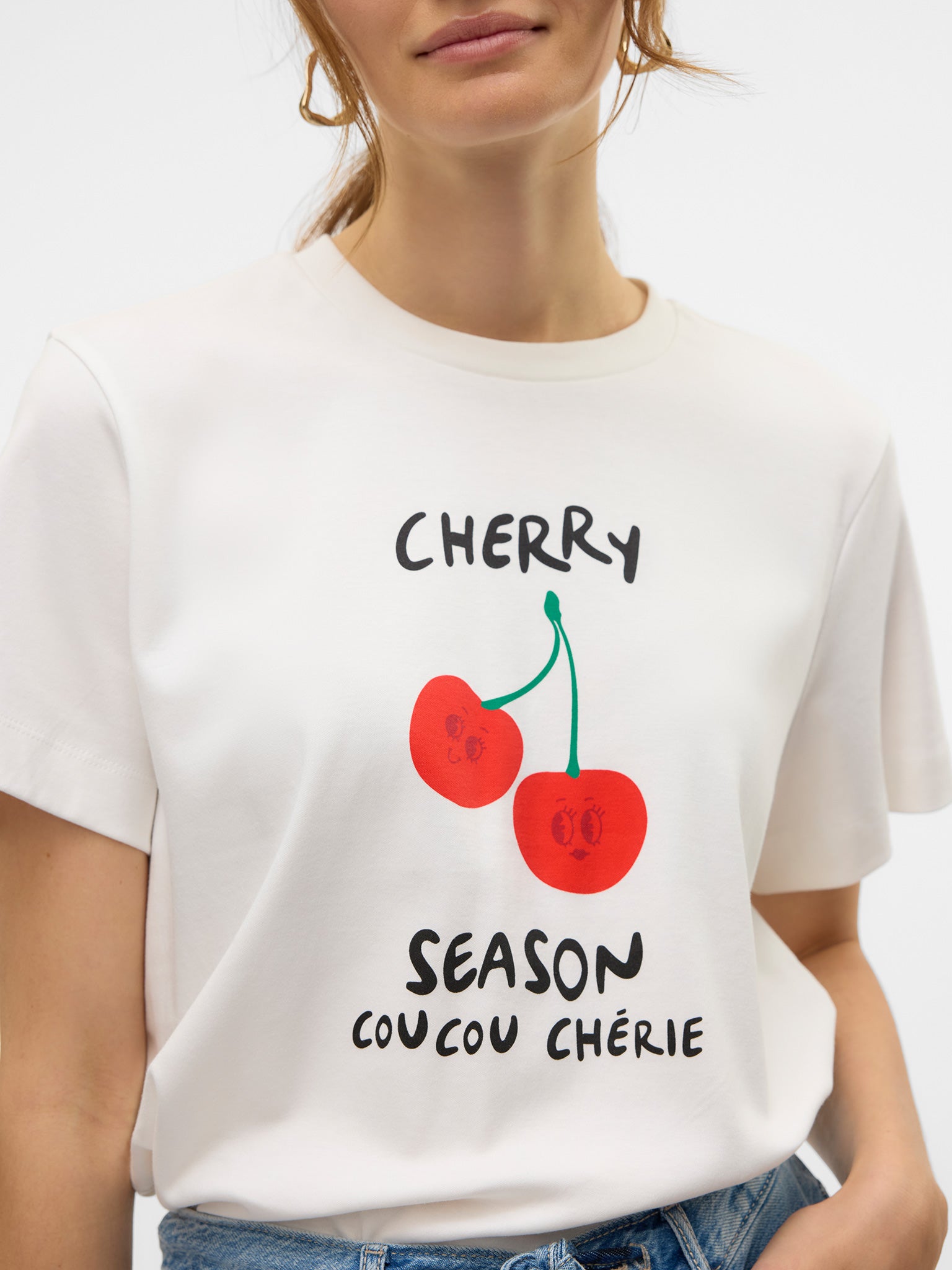 Γυναικείο t-shirt Cherry VMSONYA METTE SS TOP BOX JRS 10325317 | 10325317