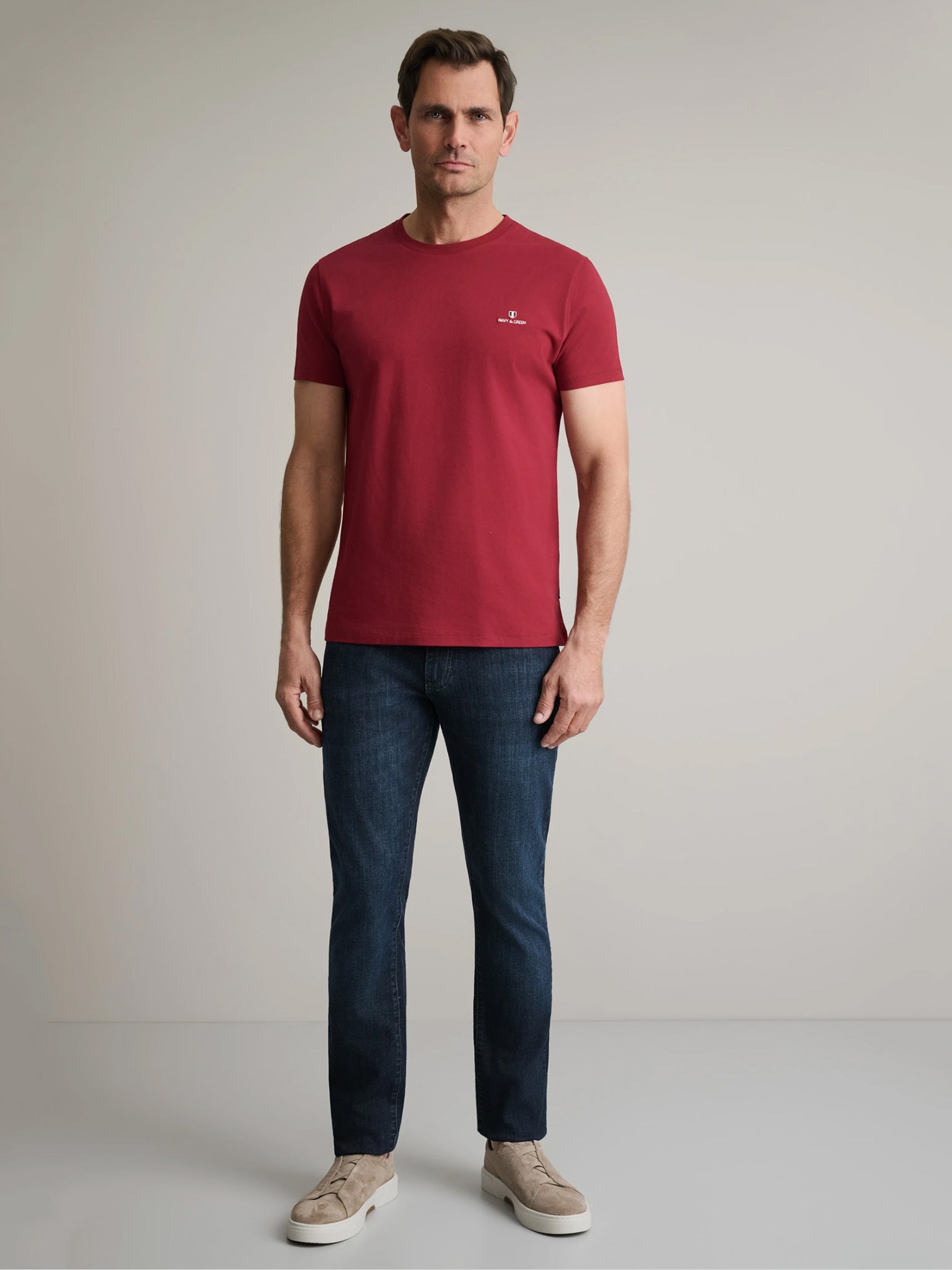 Ανδρικό t-shirt merlot 24MO.001/P.3 | 24MO.001/P.3
