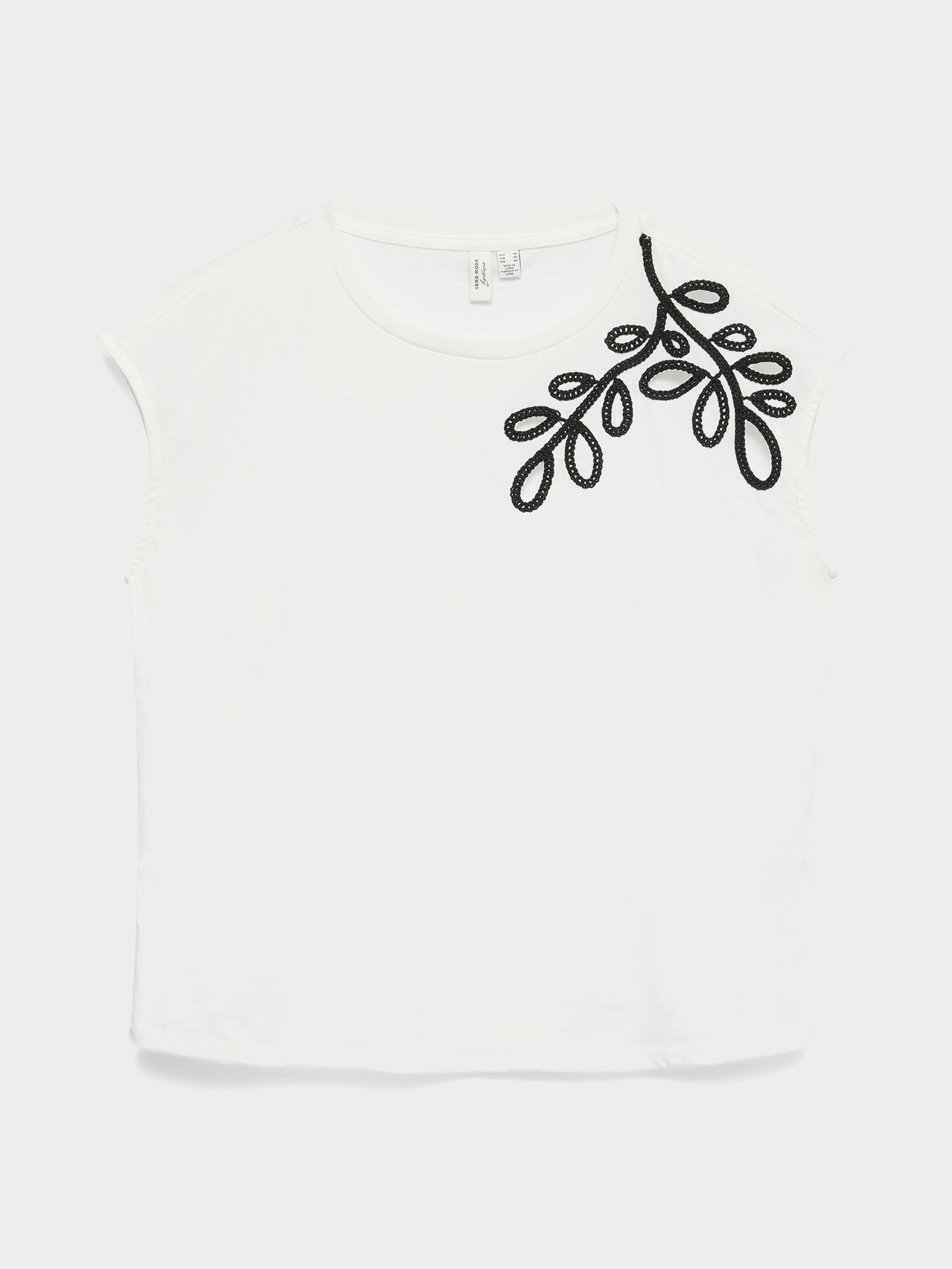 Γυναικεία μπλούζα EMBORIDERY VMKIMBER S/L O-NECK TOP 10345854 | 10345854