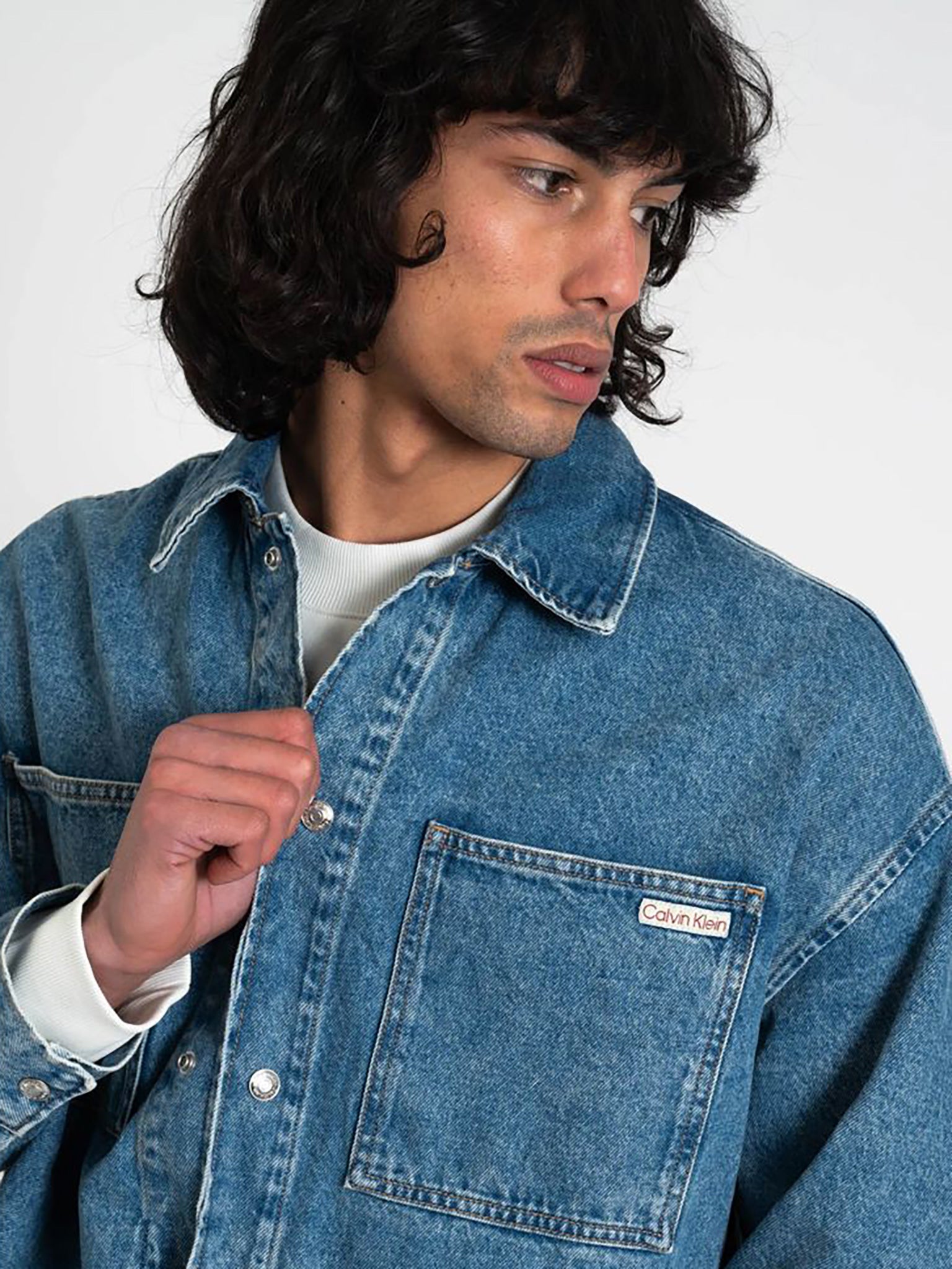 Ανδρικό πουκάμισο REGULAR DENIM SHIRT J30J3270221AP | J30J3270221AP