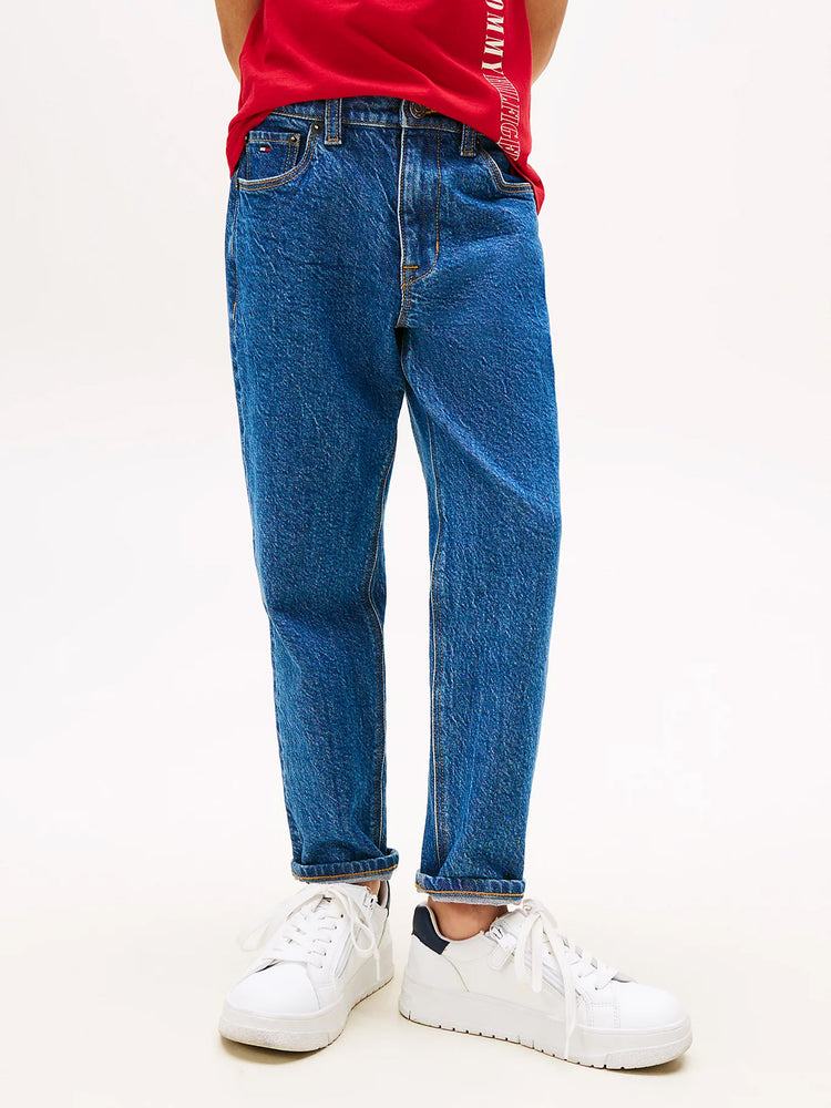 Παιδικό παντελόνι τζιν ARCHIVE DARK BLUE DENIM KB0KB097071A7 | KB0KB097071A7