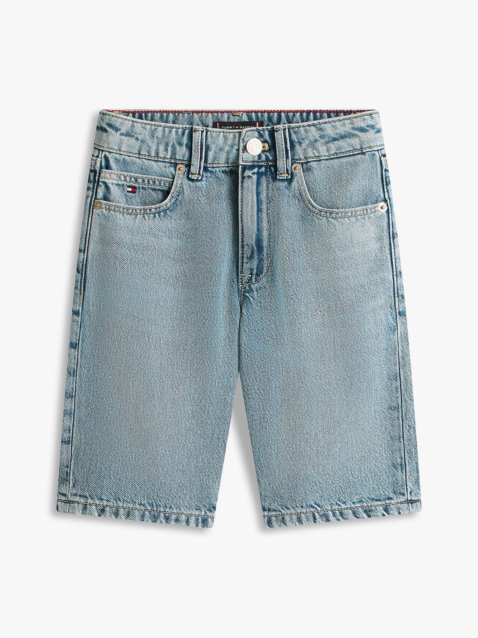 Παιδική βερμούδα τζιν STRAIGHT MID BLUE DENIM SHORTS KB0KB102371CF | KB0KB102371CF
