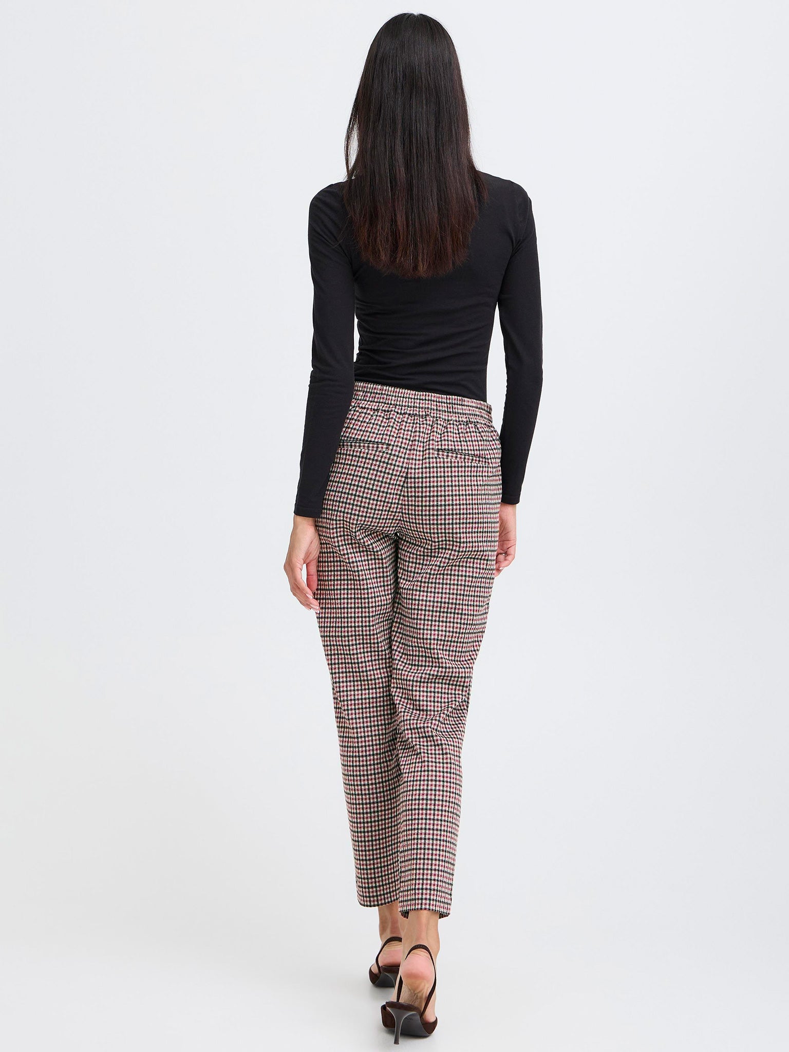 Γυναικείο παντελόνι καρό BYROWAN PANTS 20815726 | 20815726