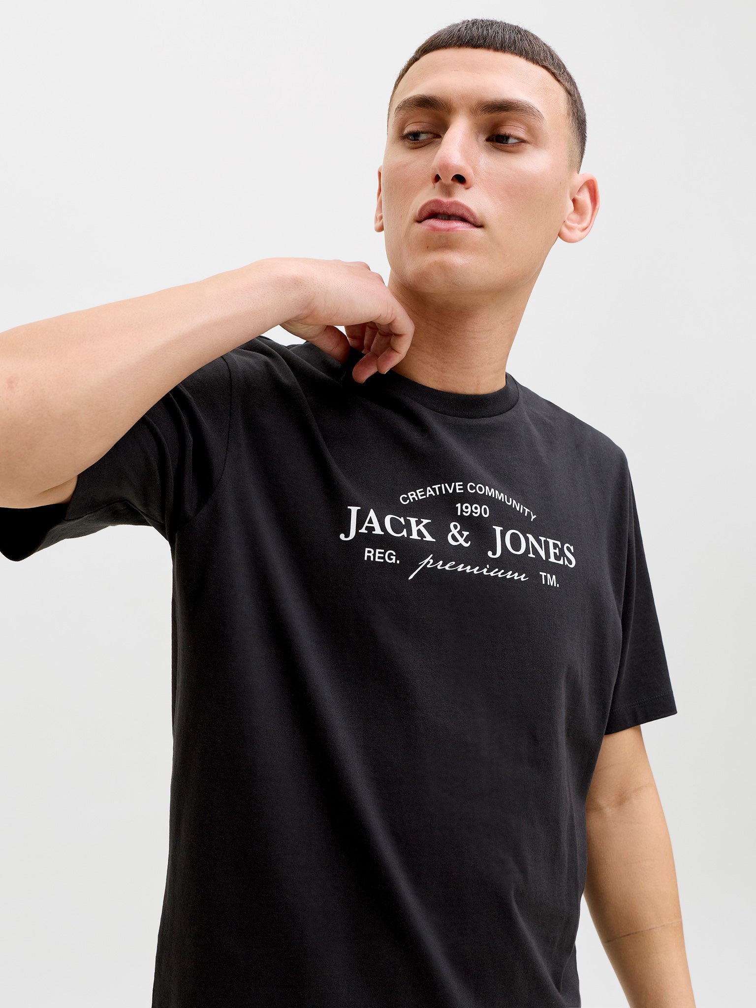 Ανδρικό t-shirt JPRBLAKEVIN SS TEE FST 12298017 | 12298017