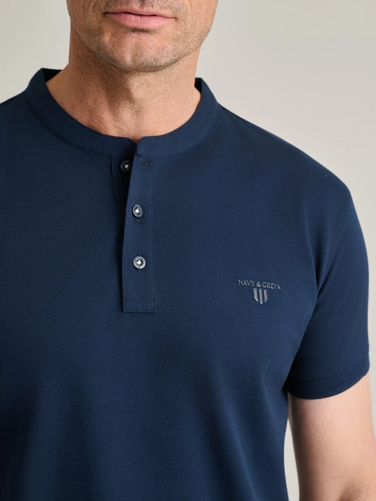 Ανδρικό polo marine blue | 24TS.005/YL/PB