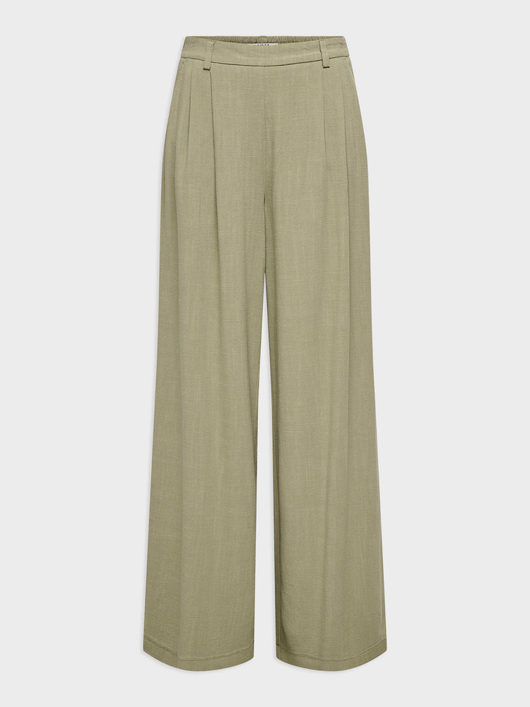 Γυναικείο παντελόνι ONLEMMIA-SIESTA MW LINEN WIDE PANT PNT 15370398 | 15370398