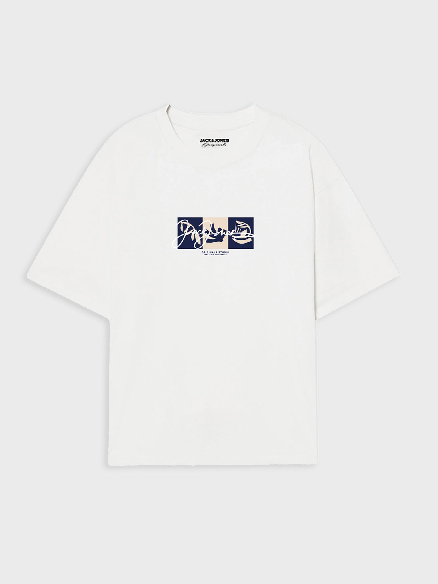 Ανδρικό t-shirt JORCANGGU FRONT TEE SS CREW NECK 12281808 | 12281808