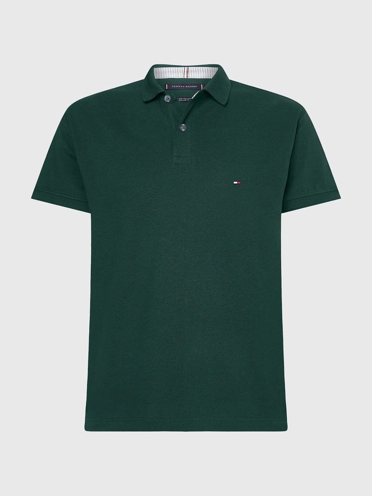1985 COLLECTION FLAG EMBROIDERY REGULAR FIT POLO MW0MW17770MBP | MW0MW17770MBP