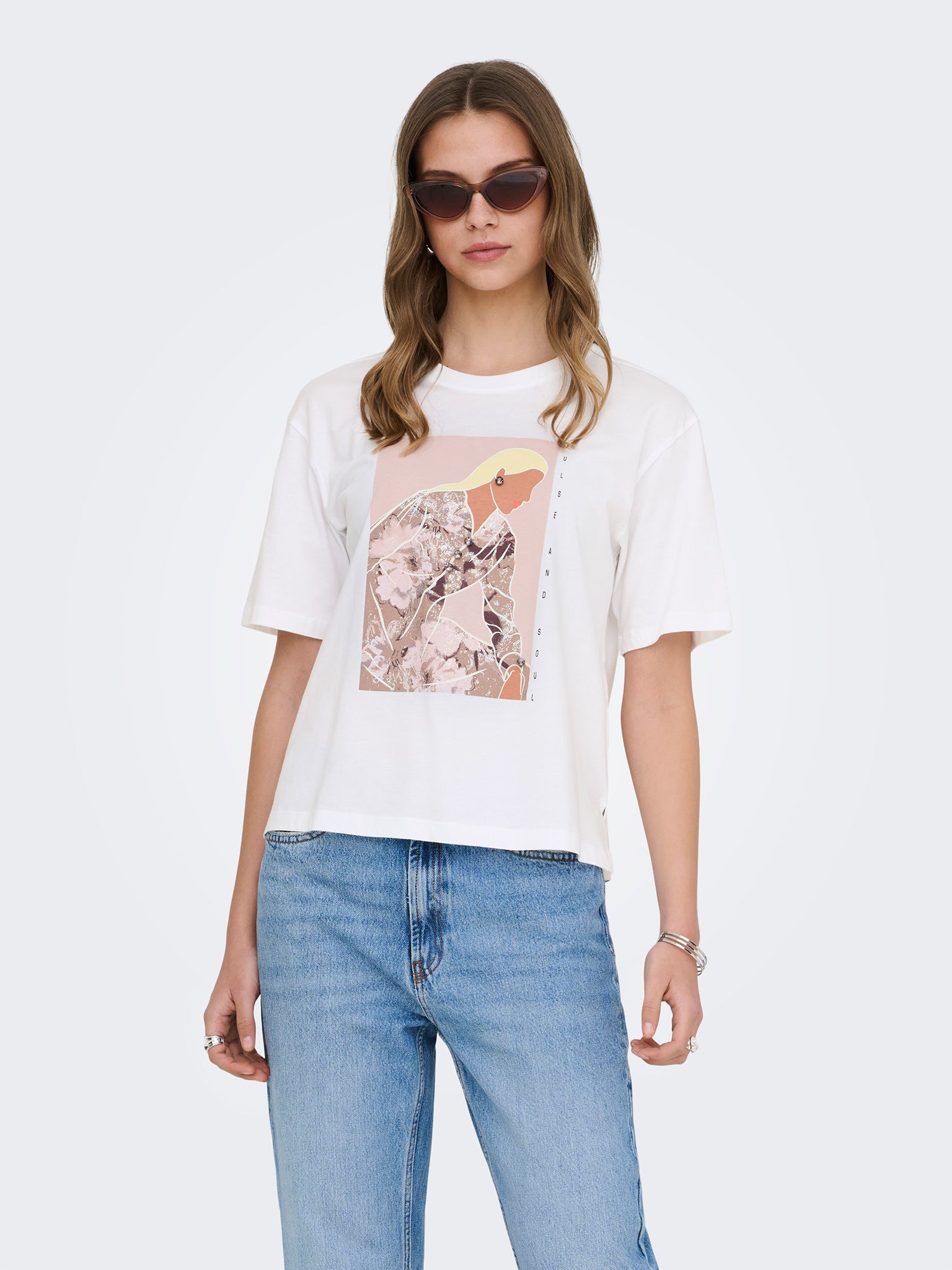 Γυναικείο t-shirt Susan pulse ONLSUSAN S/S PRINT TOP BOX JRS 15372179 | 15372179