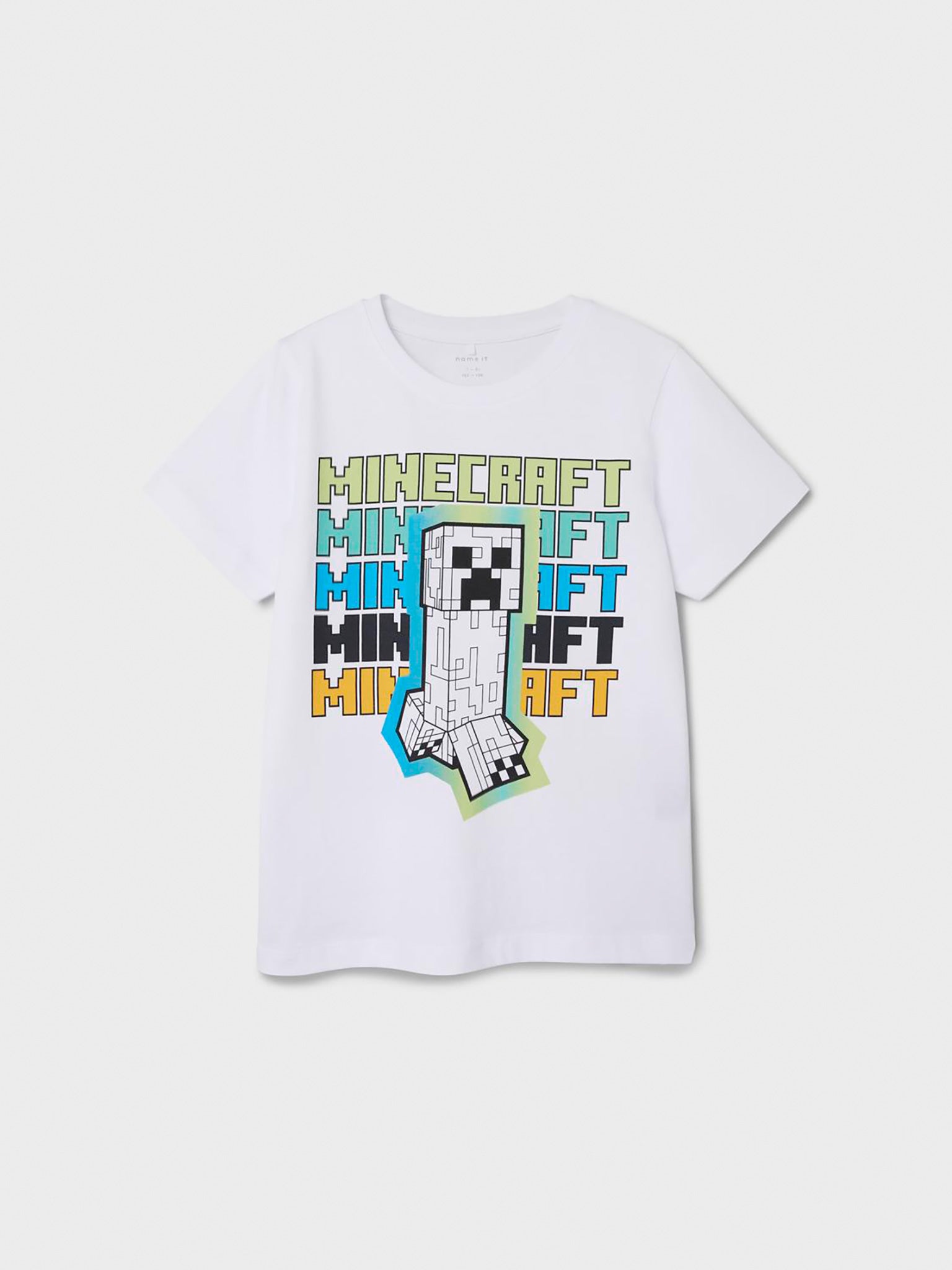 Εφηβική μπλούζα με τύπωμα NKMJIN MINECRAFT SS TOP BOX NOOS BFU 13232367 | 13232367