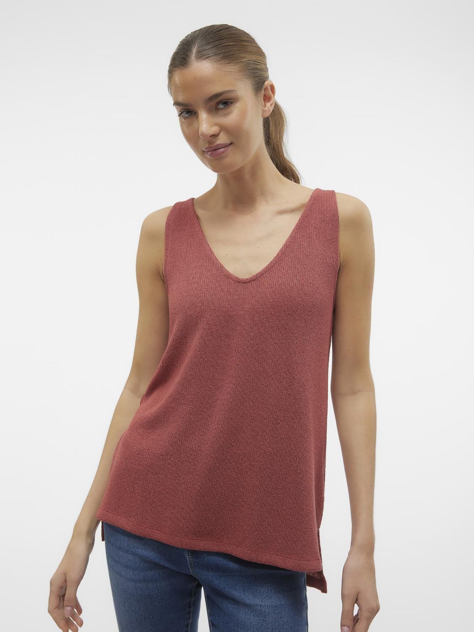 Γυναικεία μπλούζα πλεκτή VMEDDIE SL U-NECK TANK TOP 10309837 | 10309837