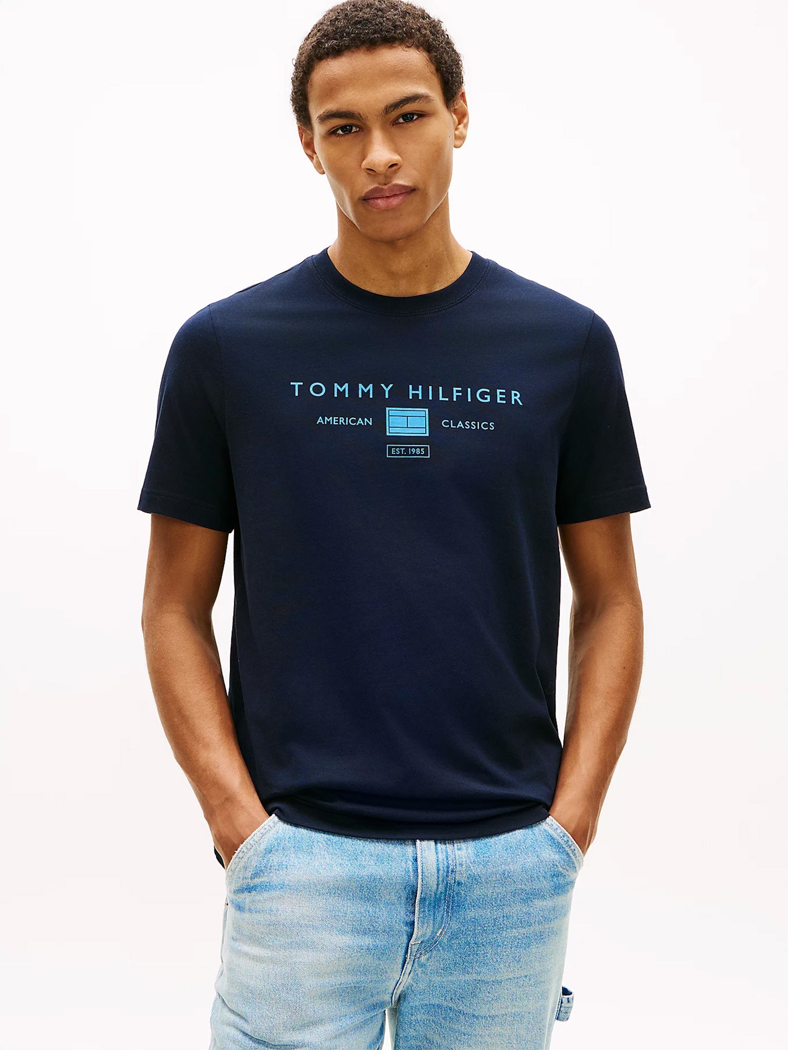 Ανδρικό t-shirt BRAND LOVE MONO STACK TEE MW0MW42365DW5 | MW0MW42365DW5