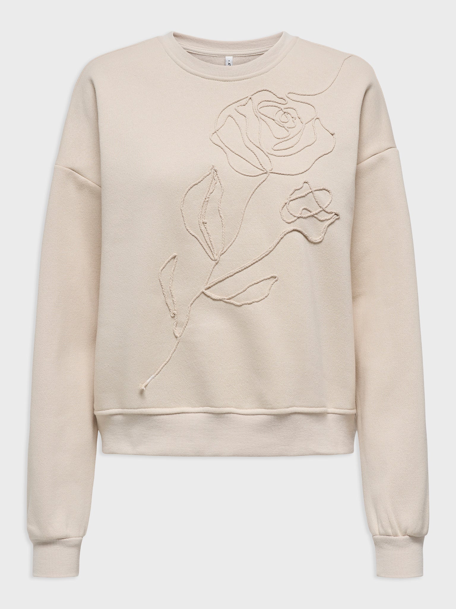 Γυναικεία μπλούζα φούτερ ONLELISANNA O-NECK BOX SWT 15363821 | 15363821