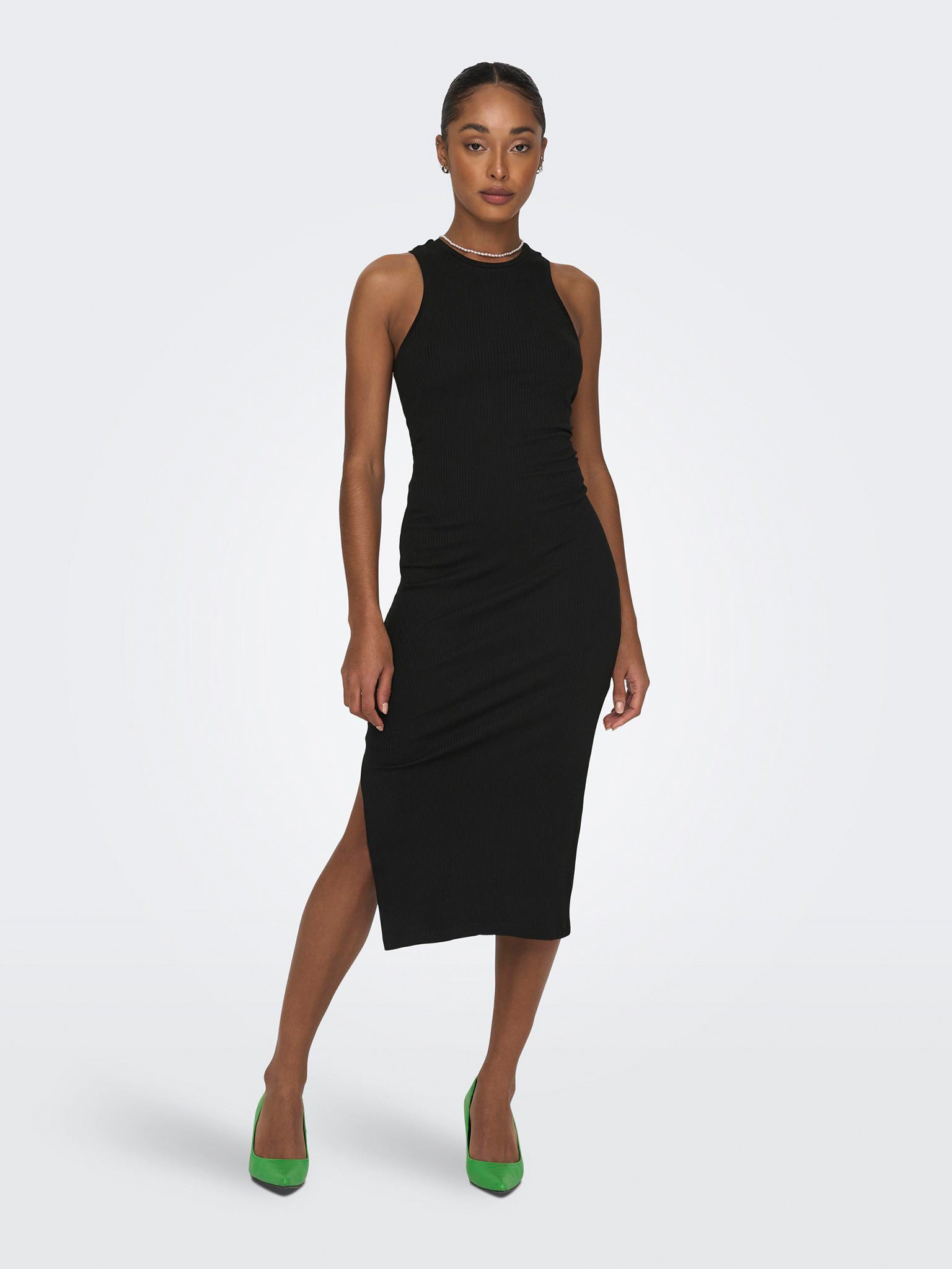 Γυναικείο φόρεμα ριπ ONLBELFAST S/L MIDI DRESS JRS NOOS 15270619 | 15270619