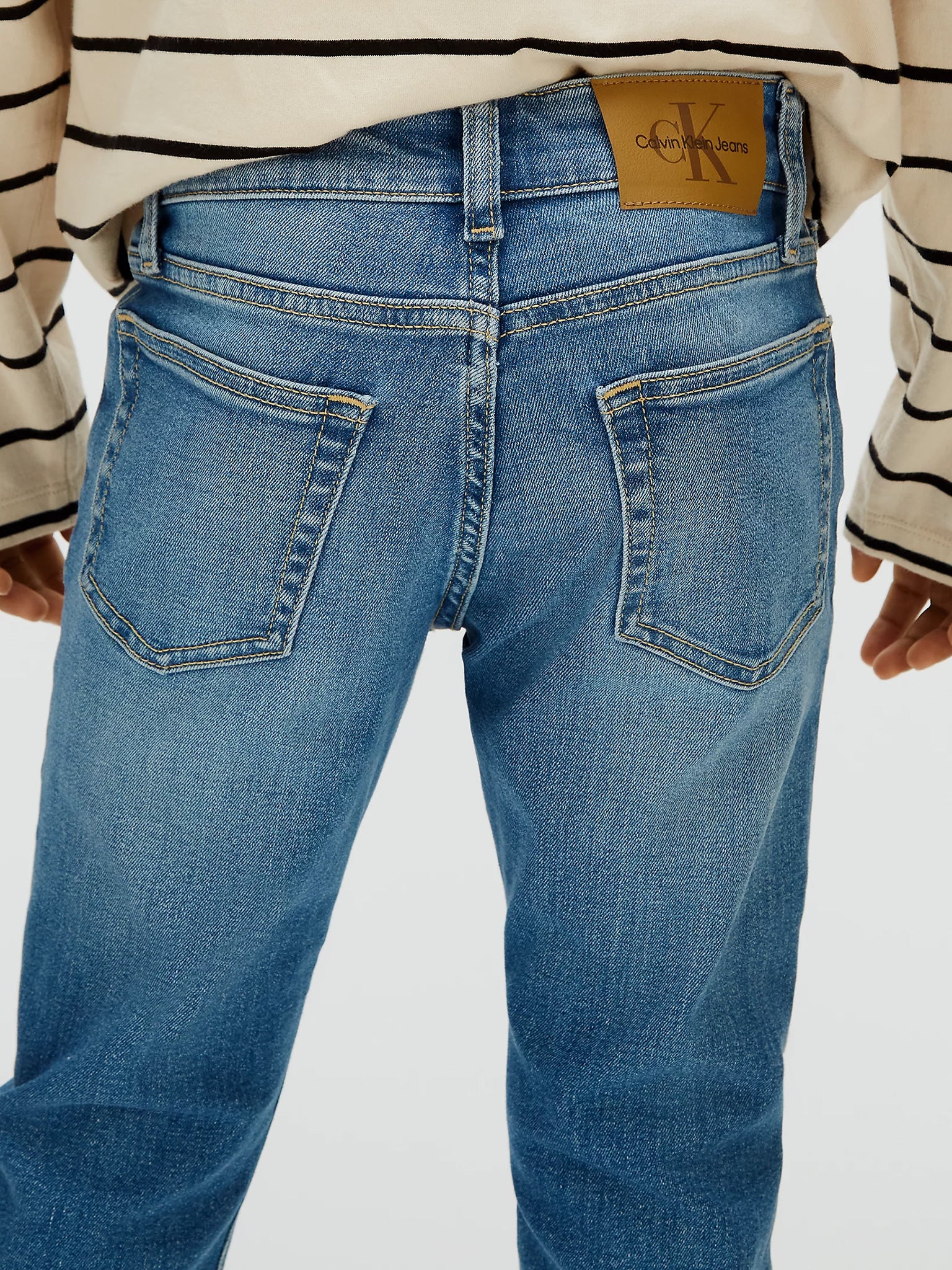 Παιδικό παντελόνι τζιν ESS. WASHED BLUE DAD IB0IB023061A4 | IB0IB023061A4