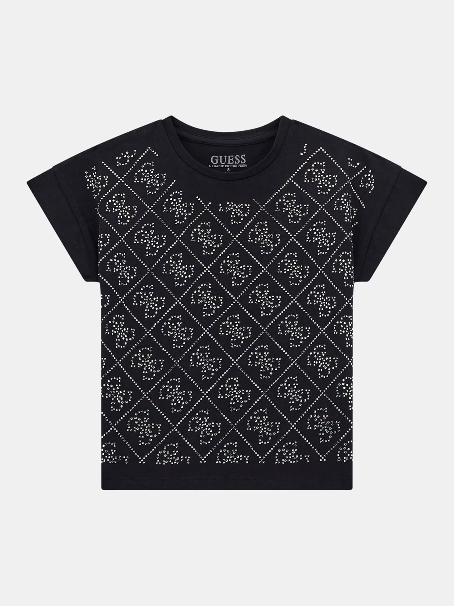 Εφηβική μπλούζα midi ss t-shirt J5YI37K6YW4JBLK | J5YI37K6YW4JBLK