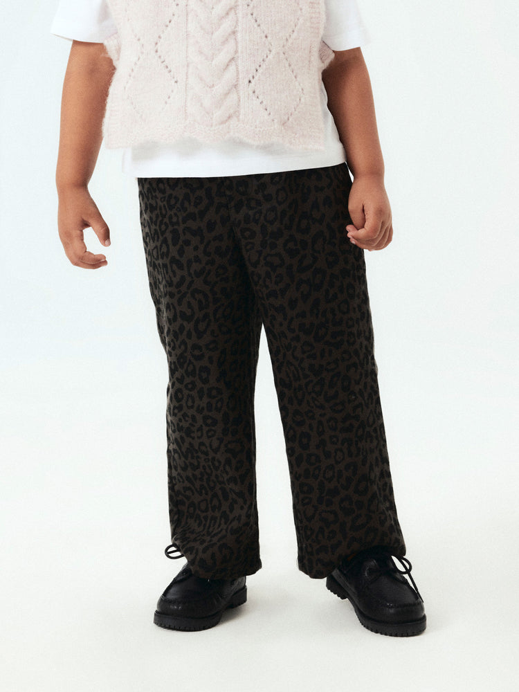 Παιδικό παντελόνι animal NMFBELLA WIDE LEO TWI PANTS 3270-HP 13244727 | 13244727