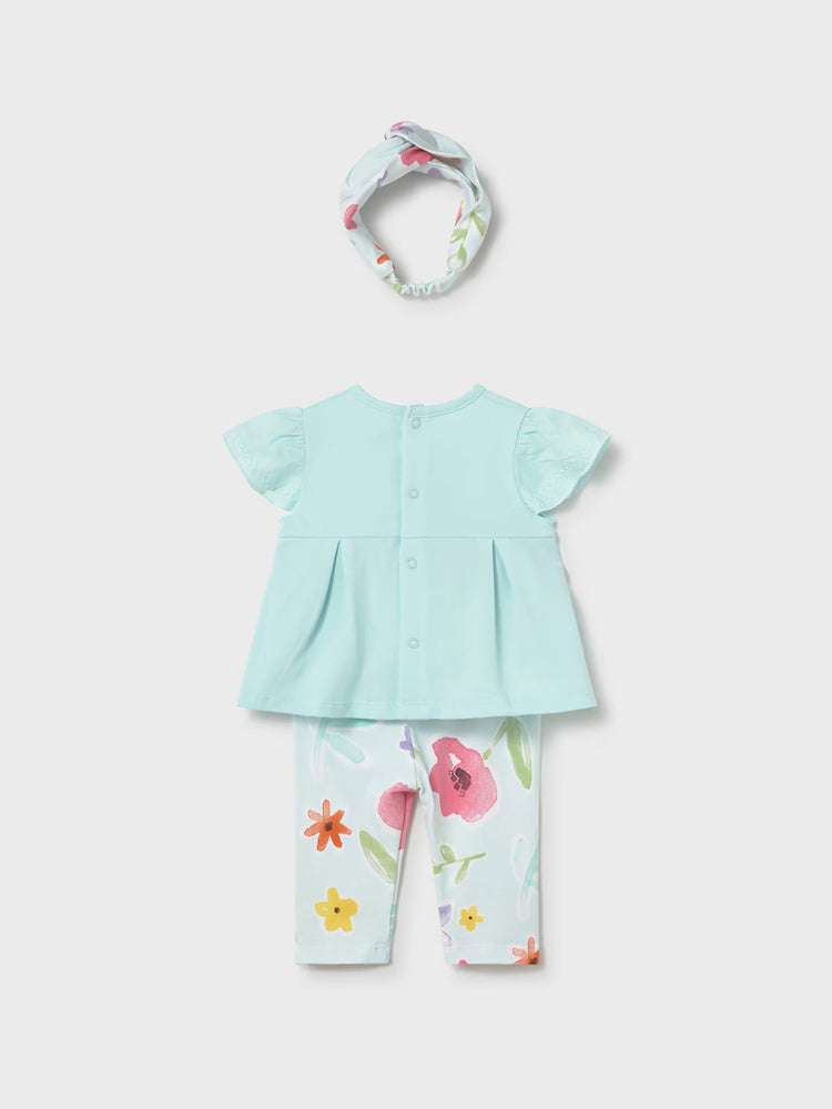 Βρεφικό σετ με κολάν και κορδέλα | 26-01735-057