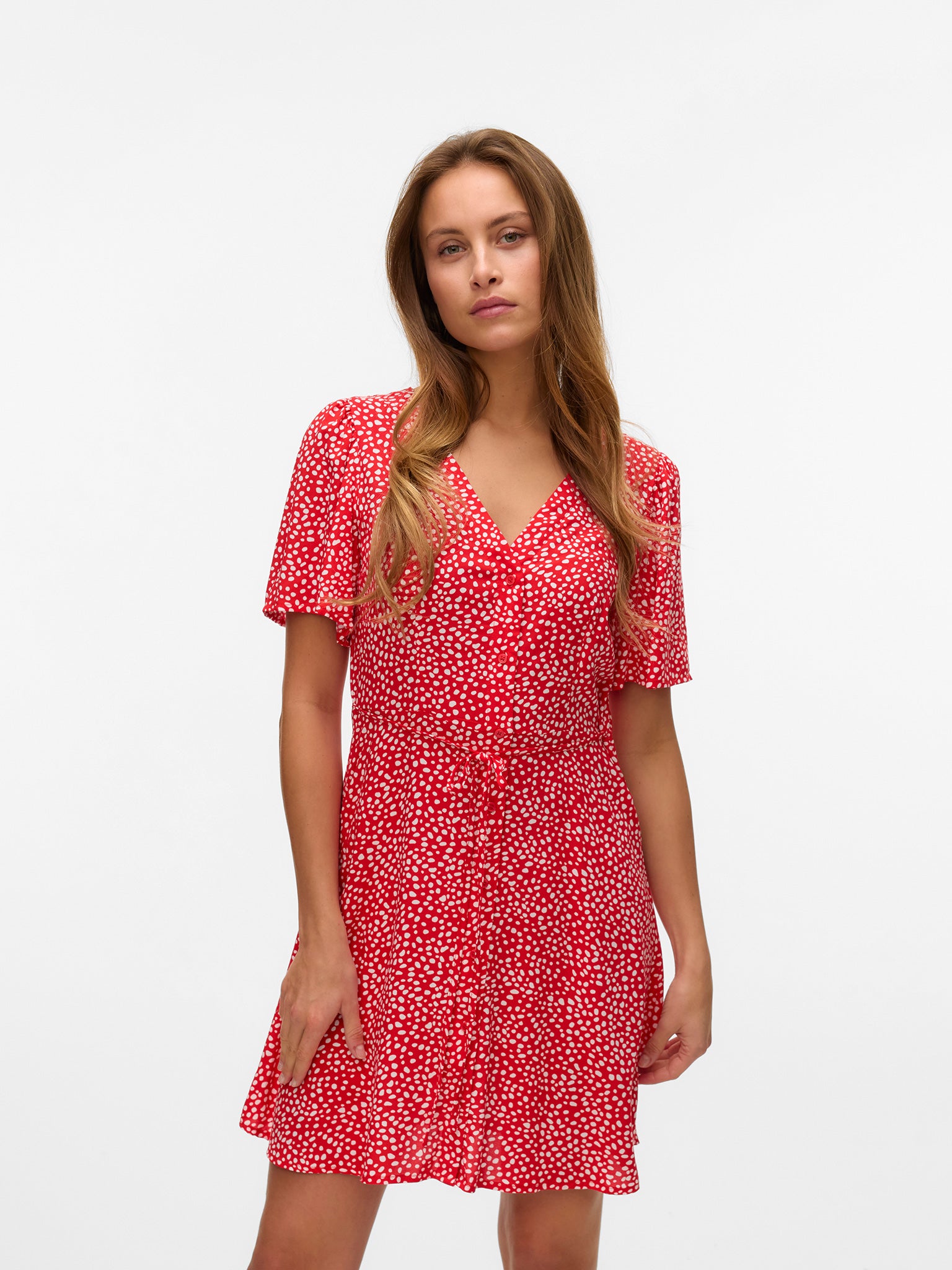 Γυναικείο φόρεμα VMALBA SS SHORT DRESS WVN NOOS 10292845 | 10292845