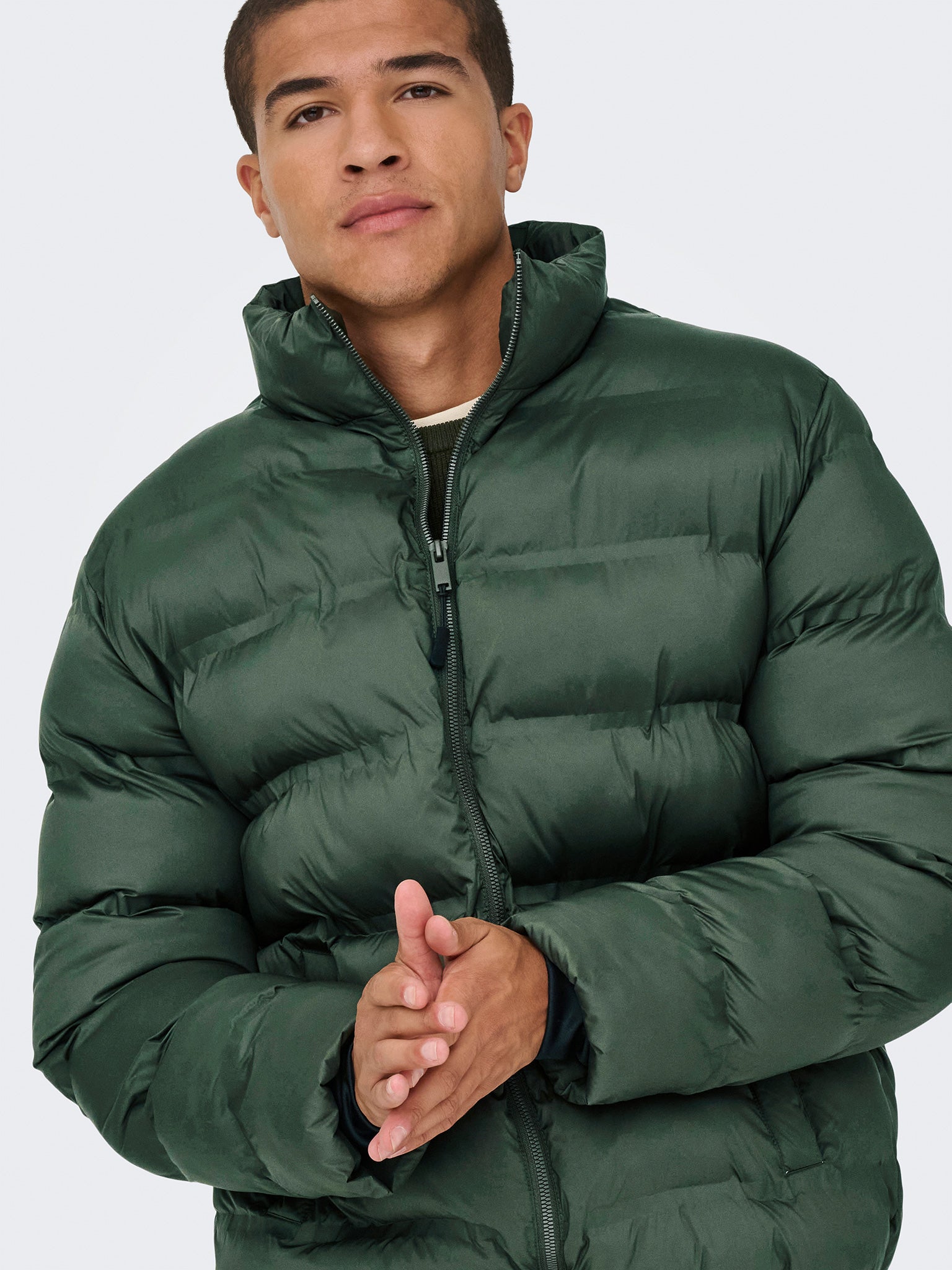 Ανδρικό μπουφάν puffer rosin ONSUNION SEAMLESS LIFE PUFFER JACKET 22034834 | 22034834
