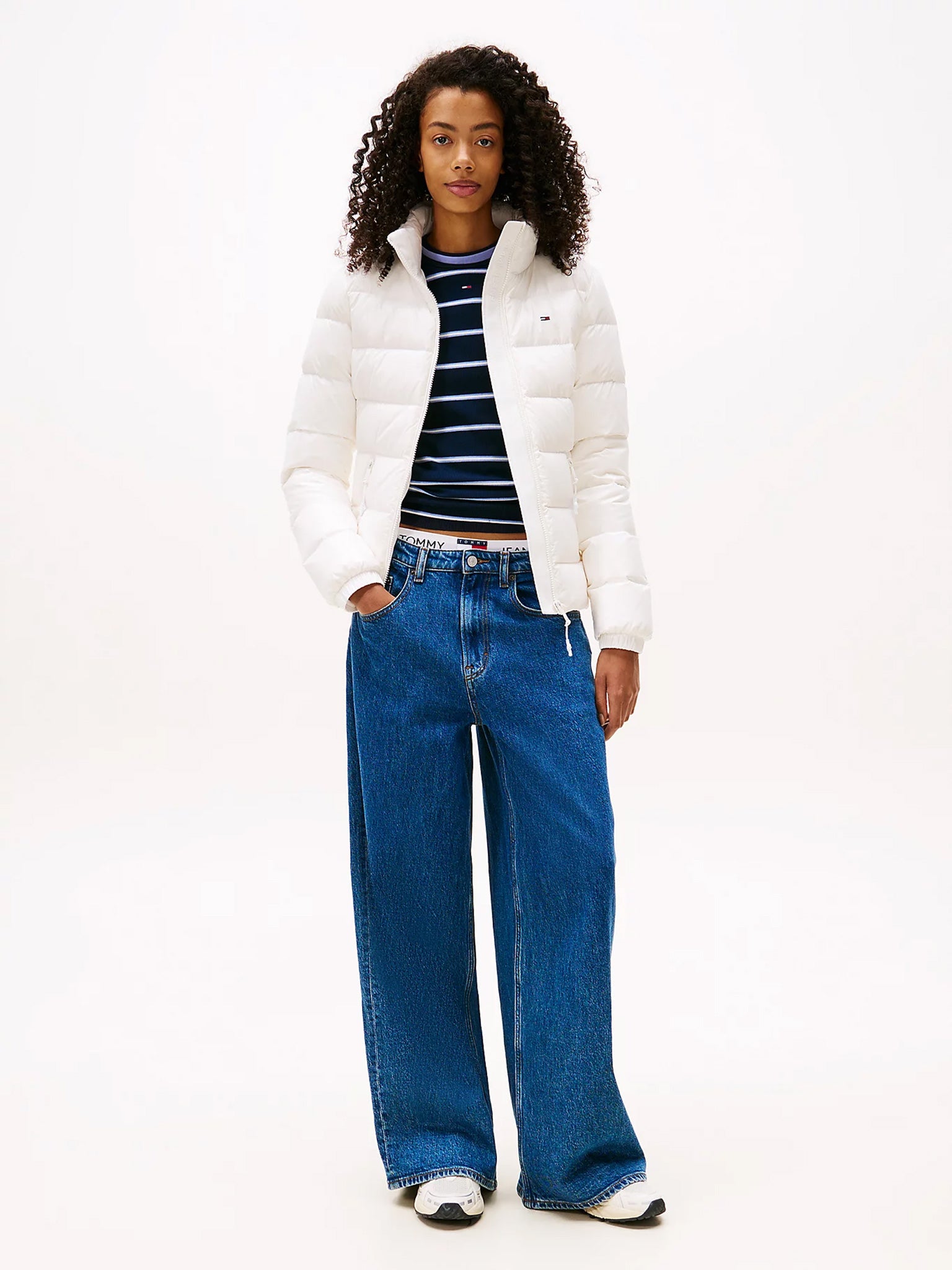 Γυναικείο μπουφάν TJW SLIM ZIP PRINT DOWN JACKET DW0DW21618YBL | DW0DW21618YBL