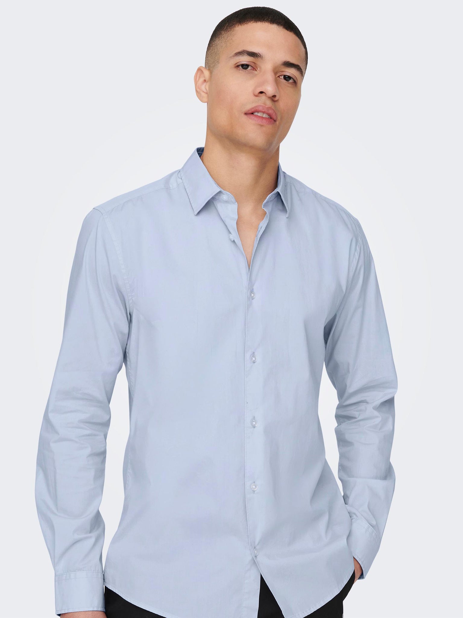 Ανδρικό πουκάμισο ONSANDY SLIM EASY IRON POPLIN SHIRT NOOS 22026000 | 22026000