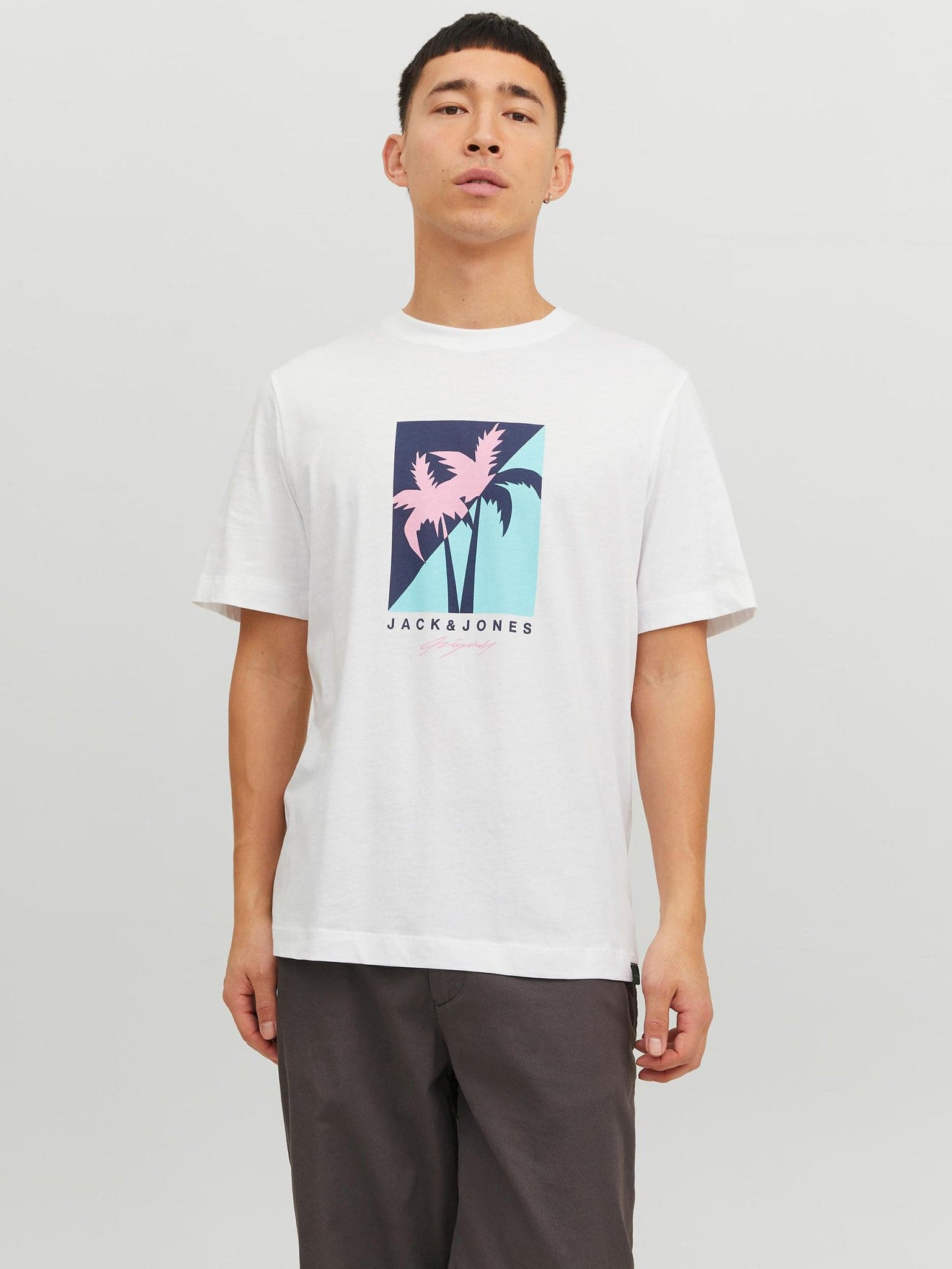Ανδρικό t-shirt LOGO CREW NECK T-SHIRT 12234214 | 12234214
