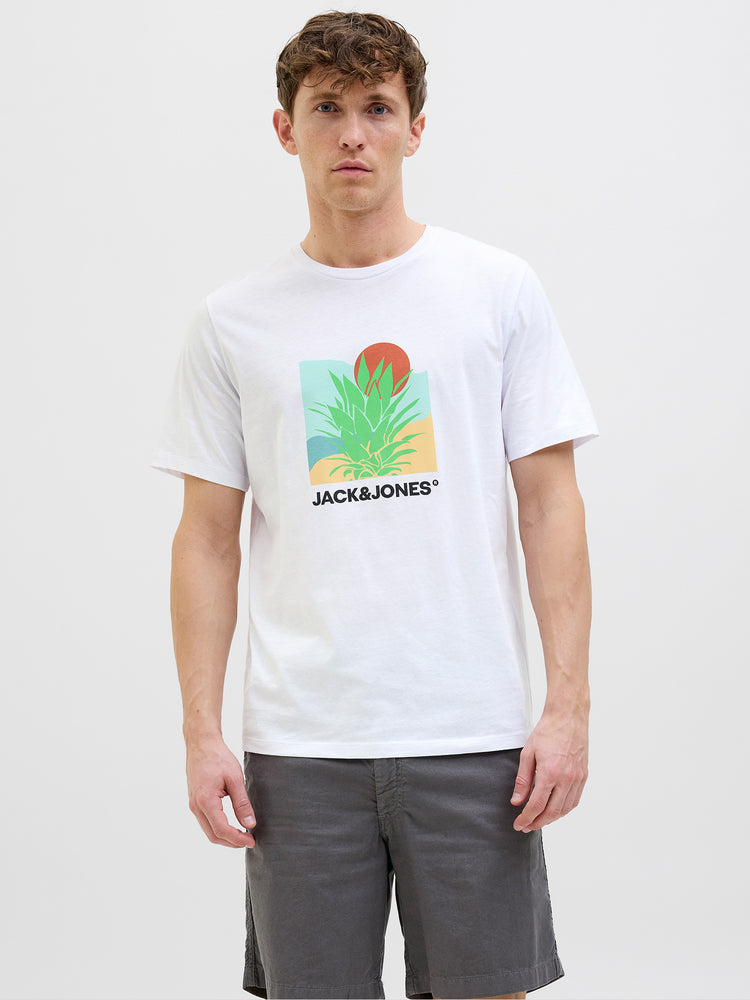 Ανδρικό t-shirt JJBARBADOS TEE SS CREW NECK 12269416 | 12269416
