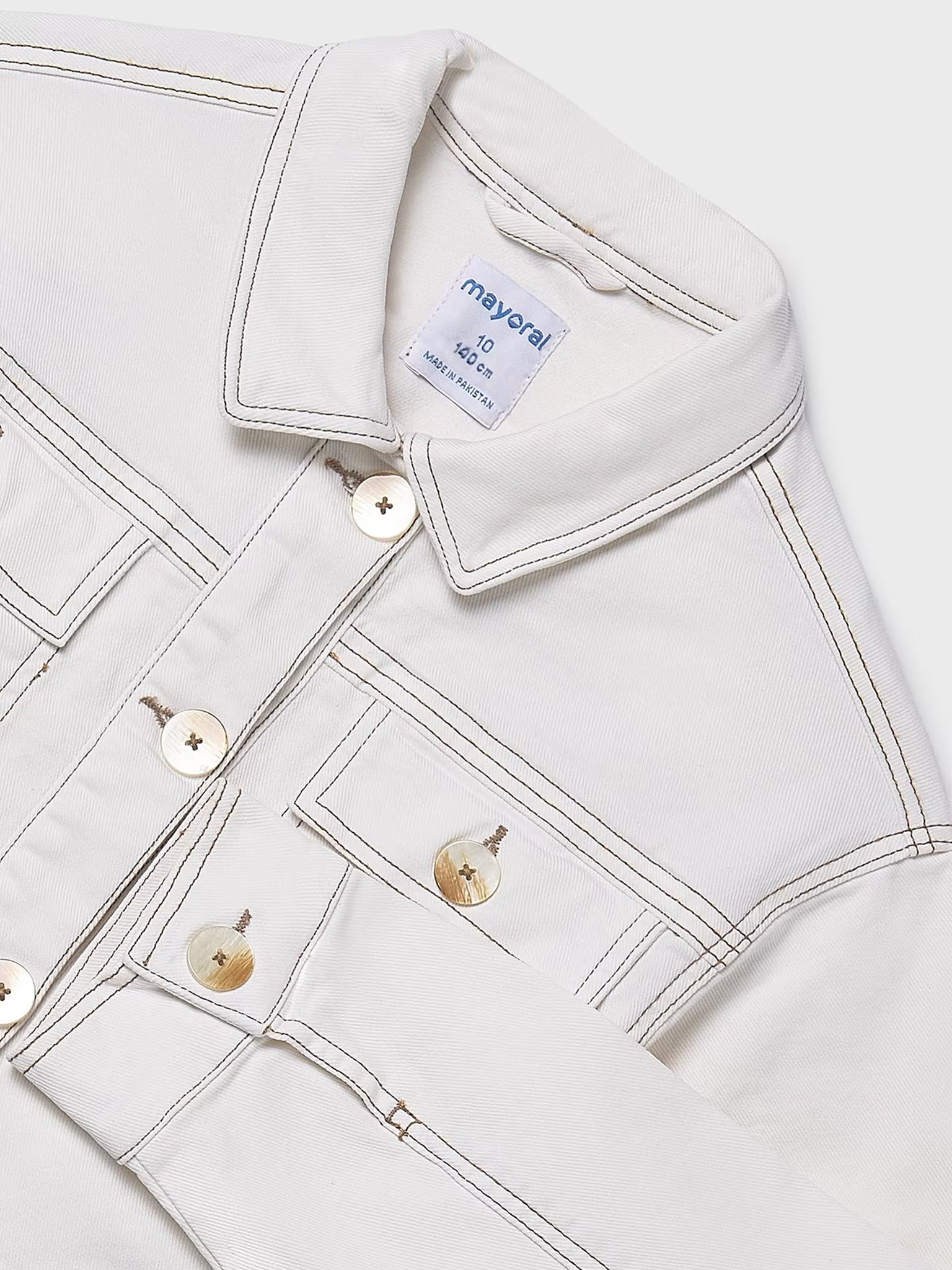 Εφηβικό τζάκετ τζιν | 26-06407-094