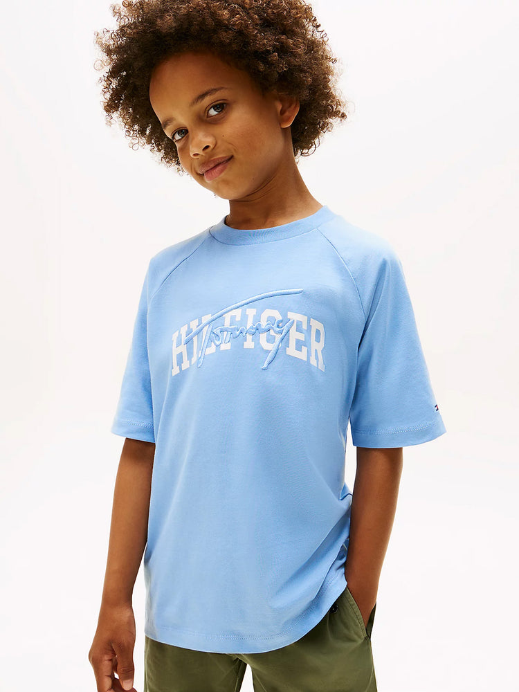 Παιδική μπλούζα μακό TH MIXED GRAPHIC T-SHIRT SS KB0KB09726C14 | KB0KB09726C14