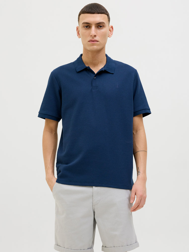Ανδρικό polo JJEAUSTIN POLO SS NOOS 12268130 | 12268130