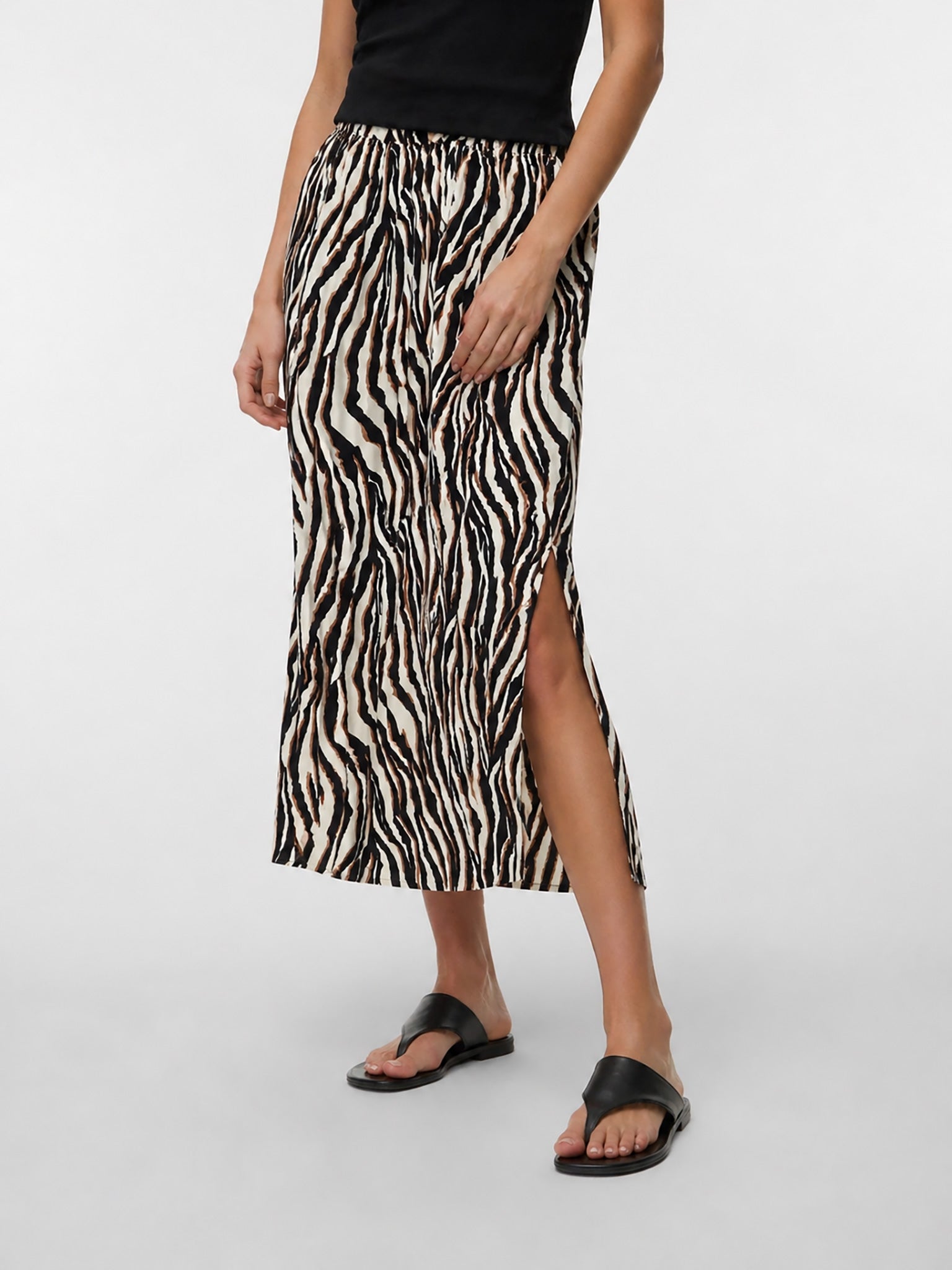 Γυναικεία φούστα εμπριμέ VMEASY JOY MAXI SLIT SKIRT 10302047 | 10302047
