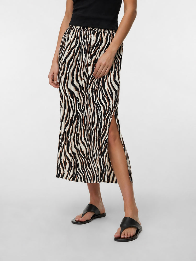 Γυναικεία φούστα εμπριμέ VMEASY JOY MAXI SLIT SKIRT 10302047 | 10302047