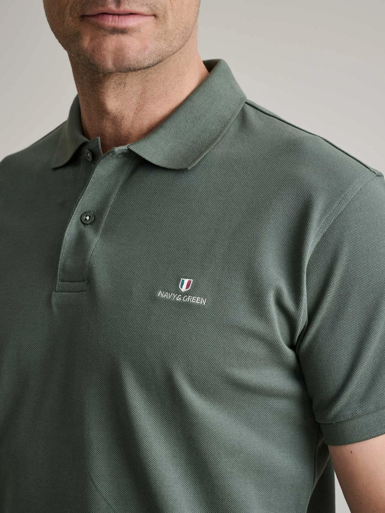 Ανδρικό polo army green 24GE.300.9 | 24GE.300.9