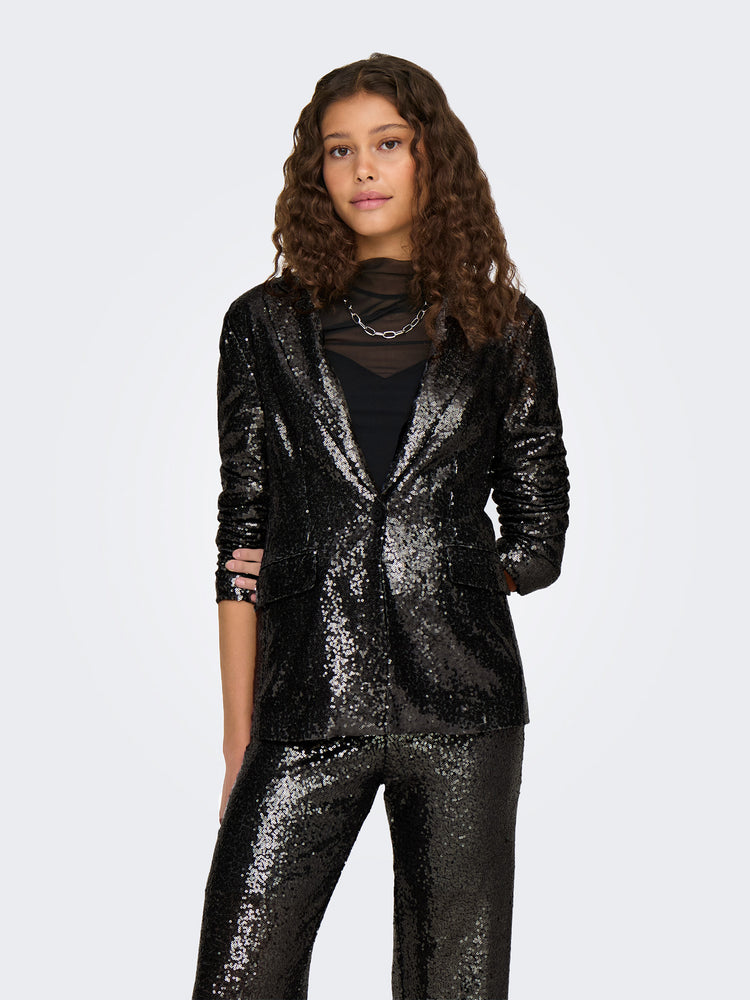 Γυναικείο blazer παγιέτας ONLPINKO-STEO LIFE L/S SEQUIN BLAZER TLR 15331743 | 15331743