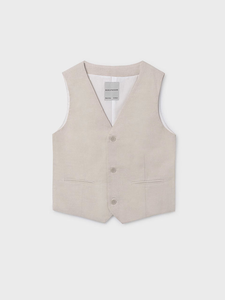 Εφηβικό γιλέκο λινό | 26-06357-019