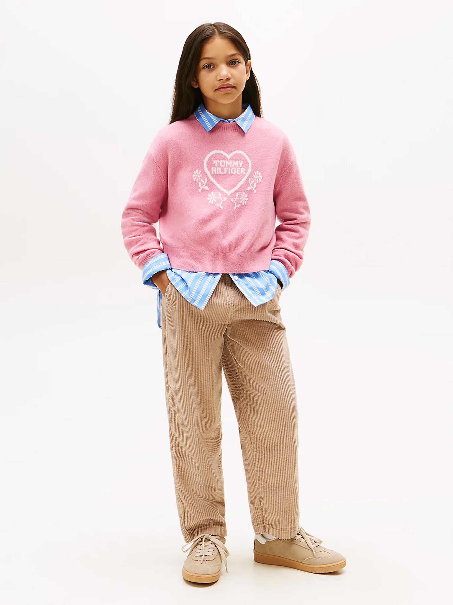 Εφηβικό παντελόνι κοτλέ PULL ON CORDUROY PANTS KG0KG08818GUQ | KG0KG08818GUQ