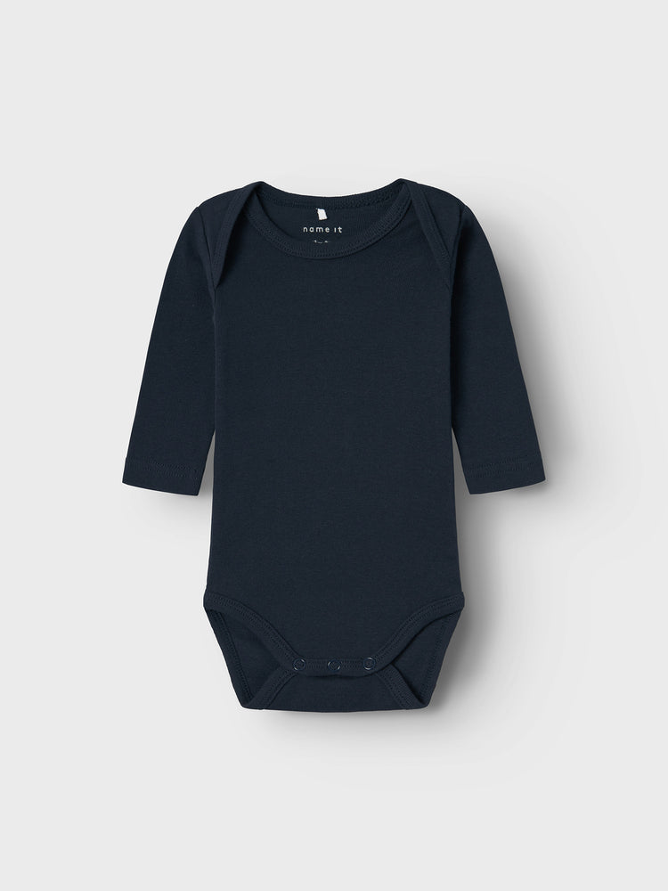 Βρεφικά κορμάκια σετ 2 τεμ NBNBODY 2P LS DARK SAPPHIRE NOOS 13222504 | 13222504