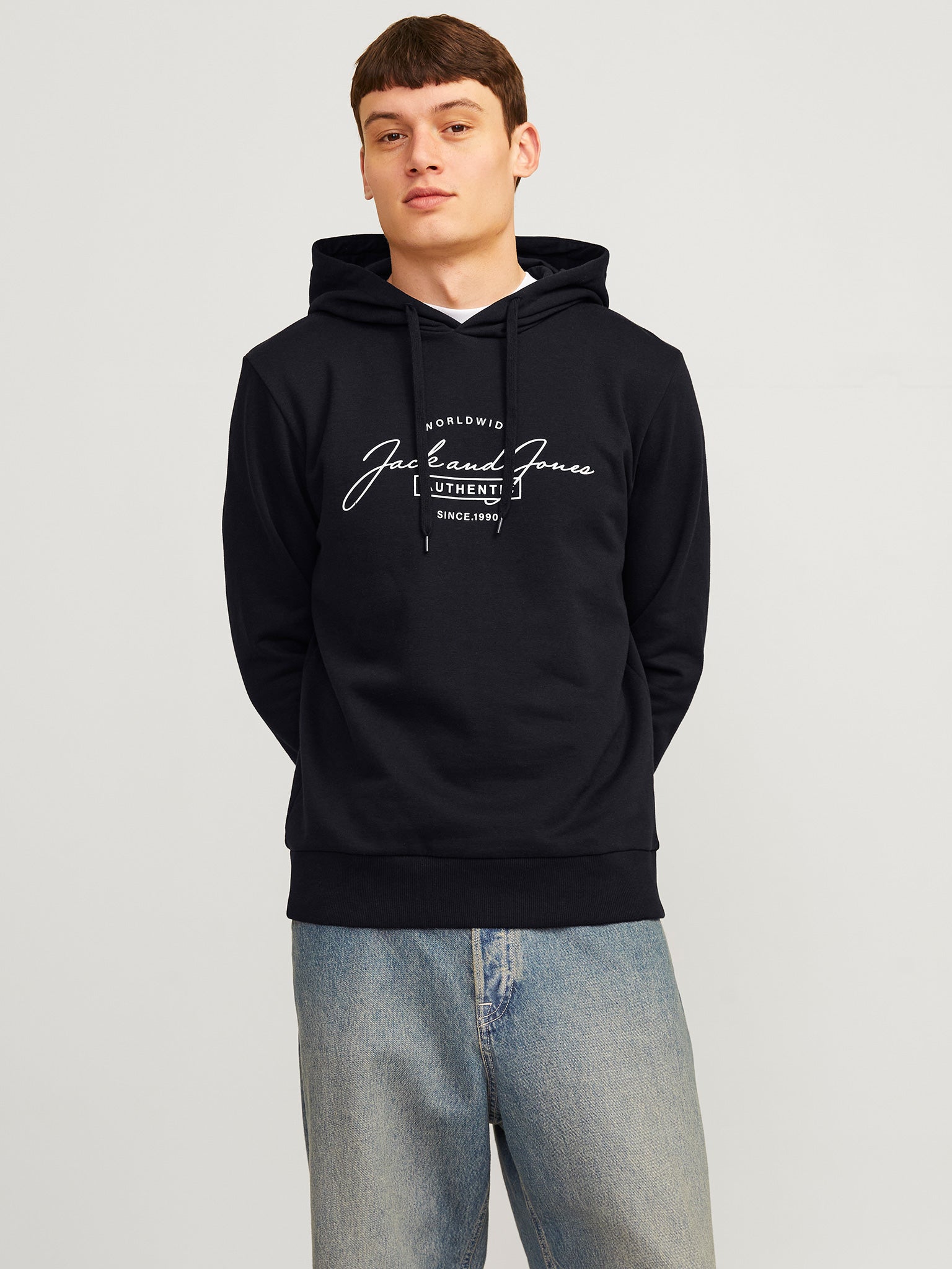 Ανδρική μπλούζα φούτερ JJFERRIS SWEAT HOOD 12256838 | 12256838