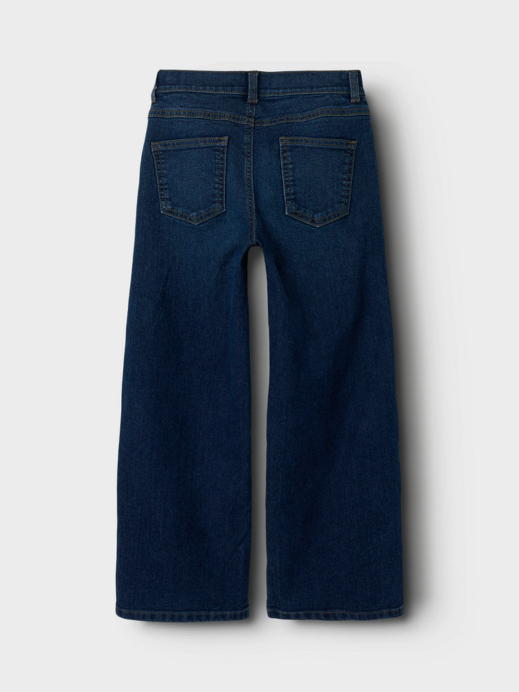 Εφηβικό παντελόνι τζιν dark blue NKFROSE WIDE JEANS 8808-DT TB 13244340 | 13244340