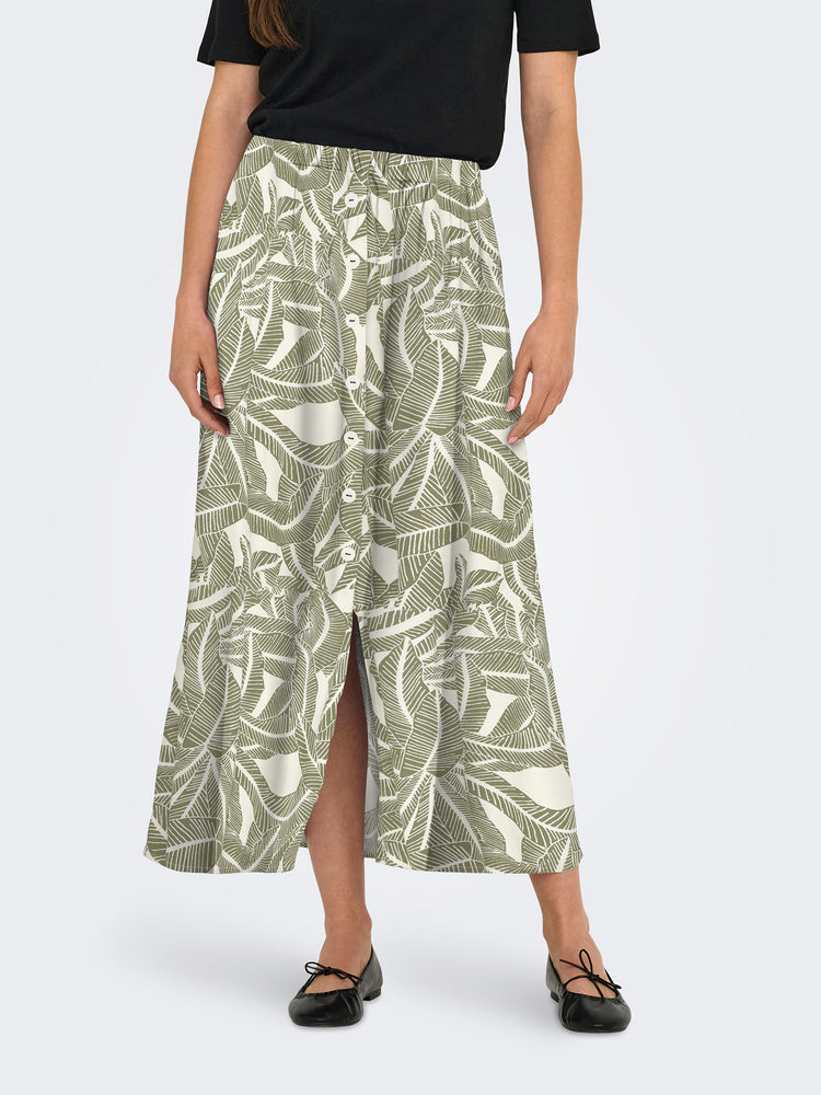 Γυναικεία φούστα εμπριμέ ONLNOVA LIFE VIS BUTTON SKIRT WVN 15222223 | 15222223